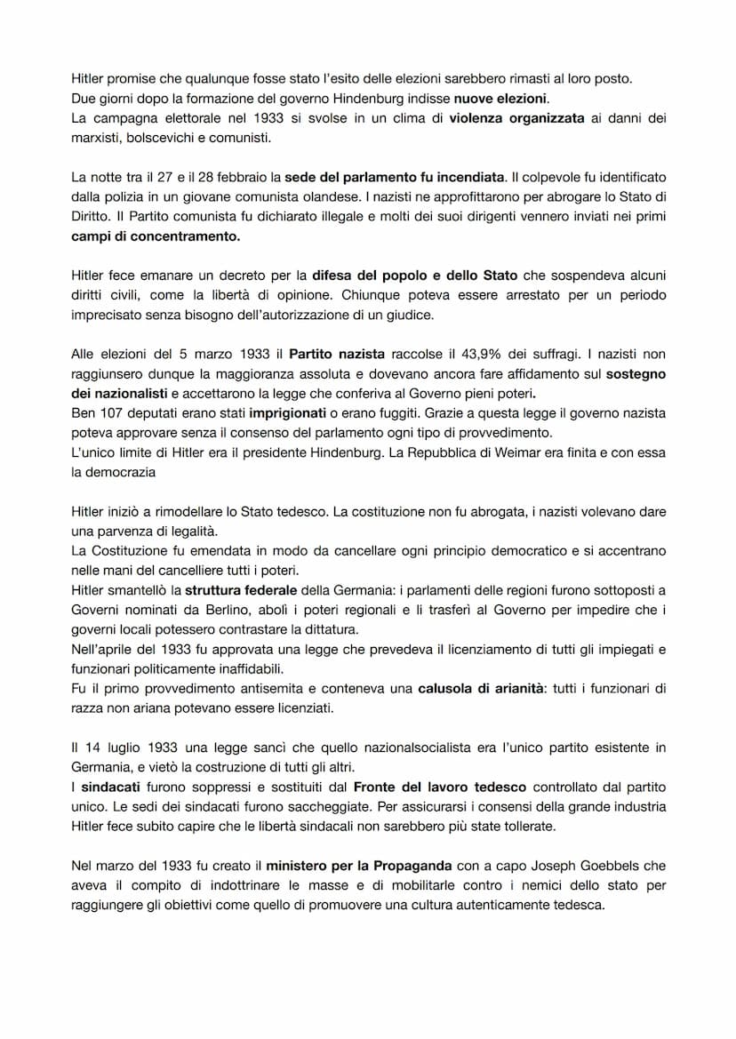 I TOTALITARISMI
IL FASCISMO
LA COSTRUZIONE DEL REGIME
Quando Mussolini divenne primo ministro, esisteva ancora un'opposizione parlamentare. 