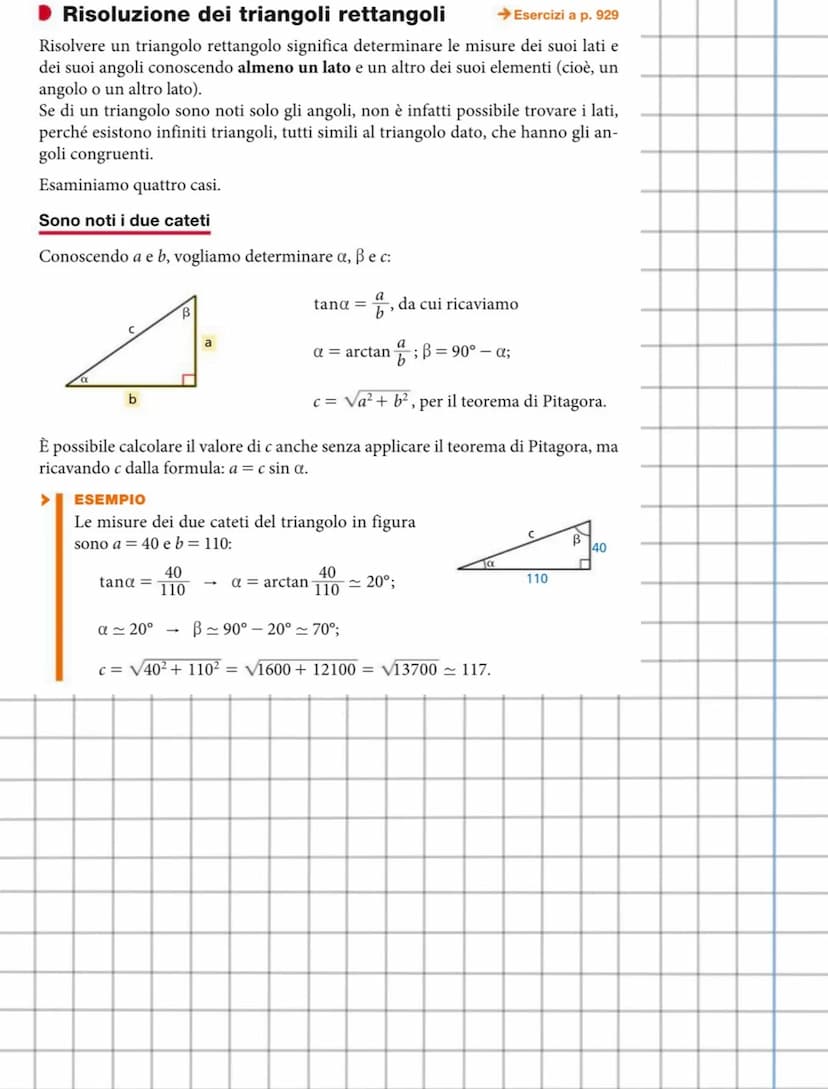 Triangoli rettangoli
Possiamo scrivere le proporzioni
BC: AB=PH: AP,
AC: AB=AH: AP,
e, poiché AP=1, PH = sina e AH = cosa,
otteniamo:
TEOREM