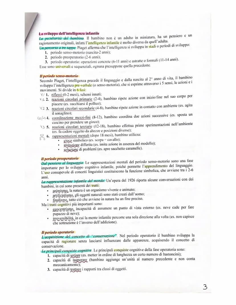 | Alice De Rosa
Scienze Umane
LO SVILUPPO COGNITIVO
NELL'ARCO DELLA VITA
7+
1. Dal concepimento alla nascita
Lo sviluppo è l'insieme dei cam