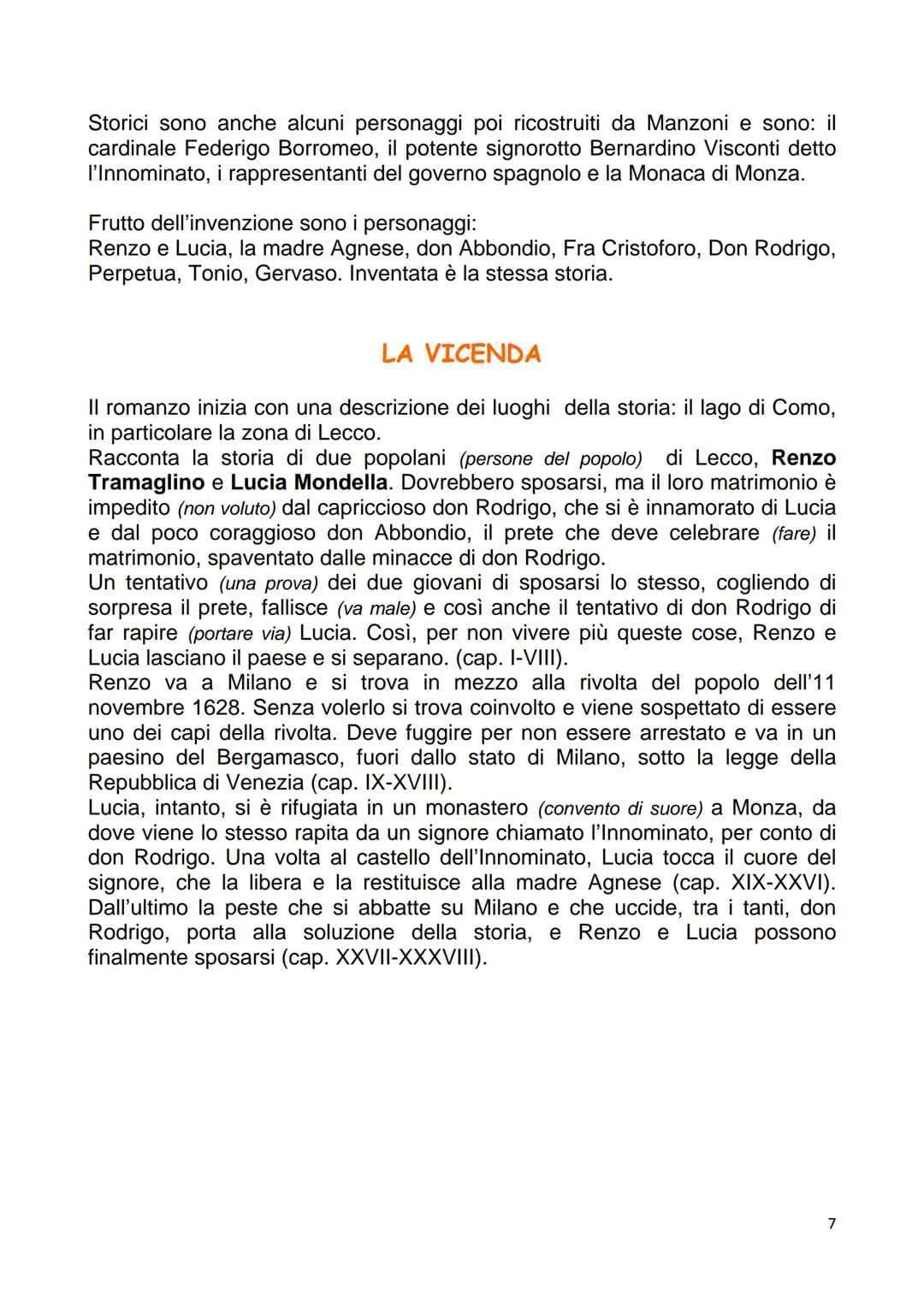 
<p>Il romanzo "I Promessi Sposi" è ambientato in provincia di Bergamo nel 2013. Le vicende ruotano attorno ai personaggi principali, Renzo,