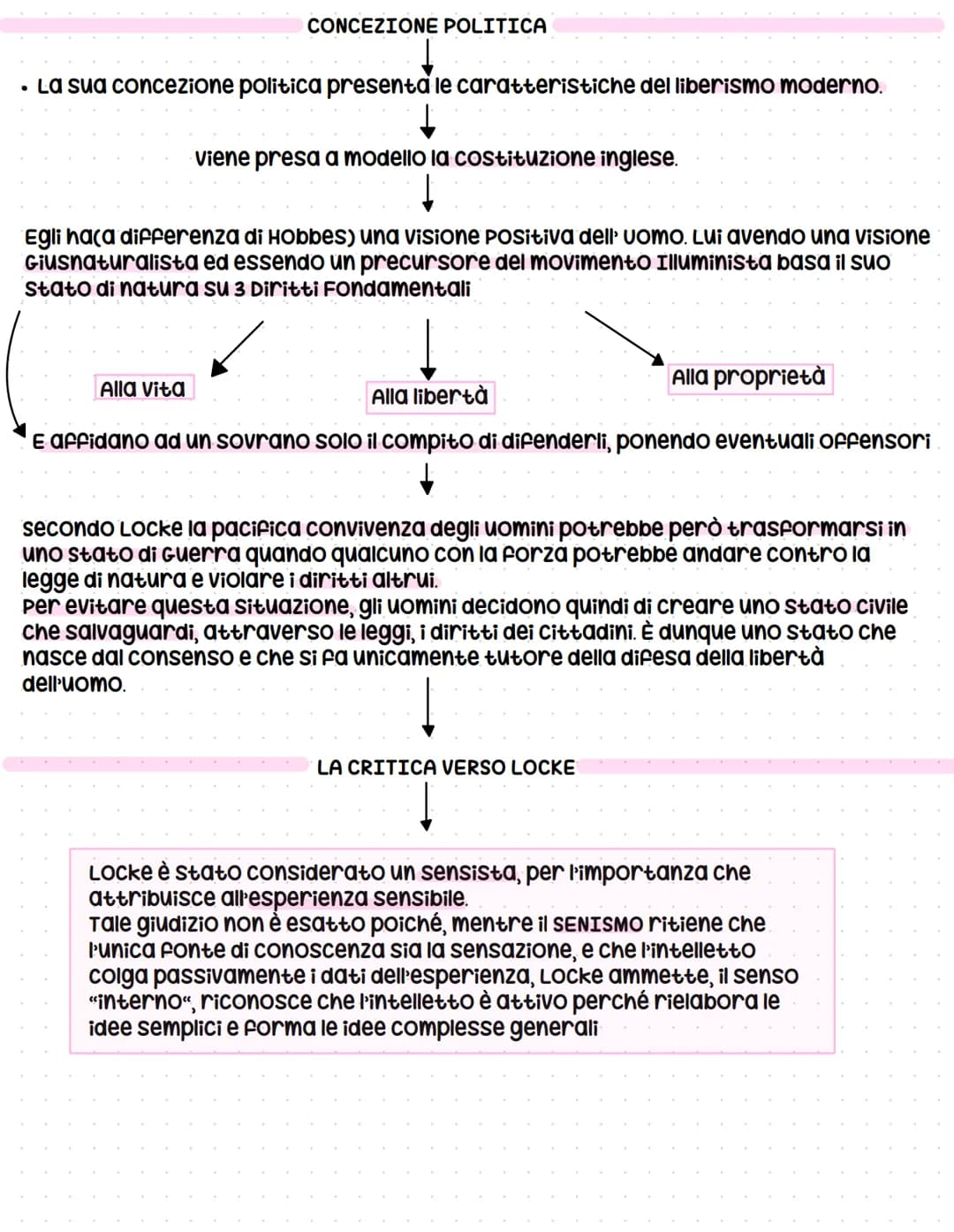 ●
John Locke
Egli viene definito come il padre dell'Empirismo moderno. La sua opera più celebre è il
saggio sull'intelletto umano.
L'obietti
