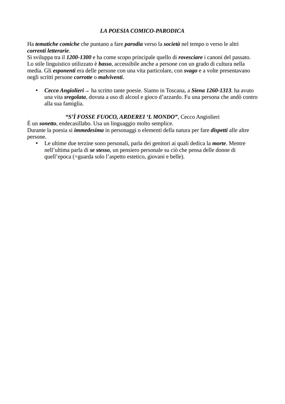 LA POESIA DELL'ETÀ COMUNALE
1230-1250 La scuola siciliana-insieme di persone che avevano la stessa ideologia di letteratura da
proporre. Si 