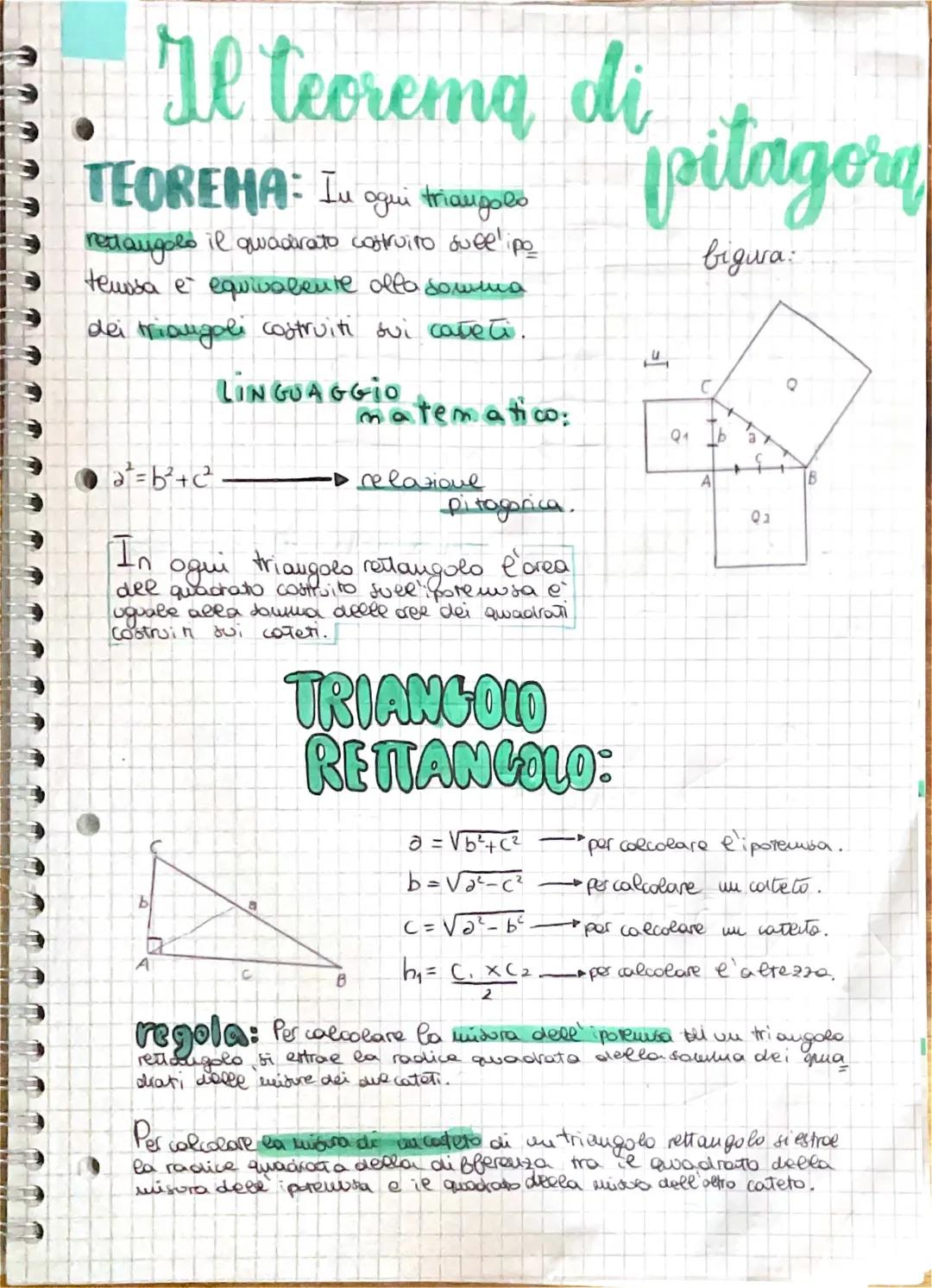 Teorema di Pitagora Scuola Media: Spiegazione Semplice e Tutte le Formule