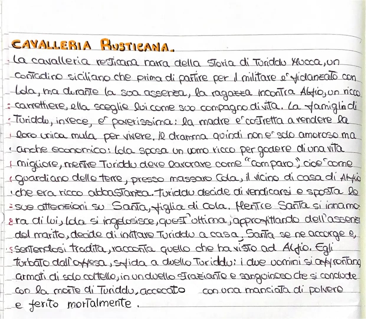 CAVALLERIA RUSTICANA.
la cavalleria resticana narra della Storia di Toriddu Mucca, un
Contadino siciliano che prima di partire per il milita