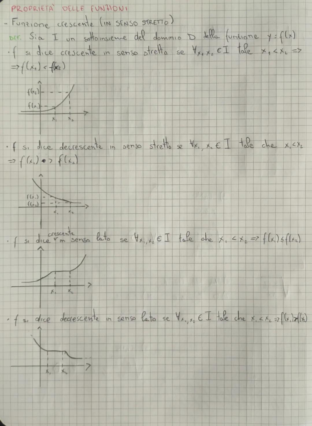 Funcion
= 1) Classificatione
2) Dominio
(3) Segno (parita / disparita)
eq. diseq.
Asintot
Rimite
5 Hax/min
funzion
->
DEF
legg, matematiche 