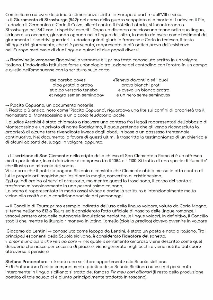 CANZONI DI GESTA
La letteratura europea nasce in Francia, dove, tra l'XI e il XIII secolo, sorgono e si
sviluppano i tre generi letterari pr