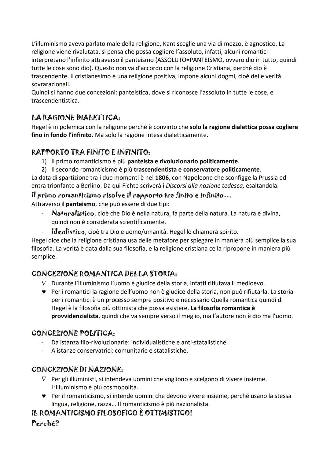 ROMANTICISMO E IDEALISMO
ROMANTICISMO è il movimento culturale nel contesto letterario, artistico, ...
L'IDEALISMO è il romanticismo filosof