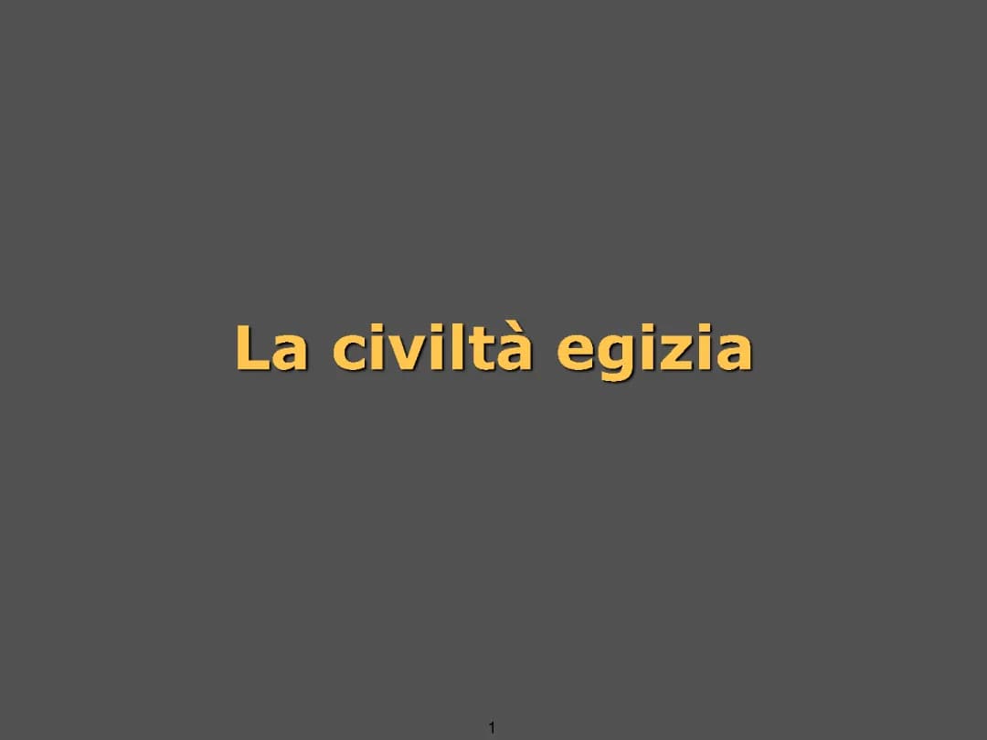 Gli Egizi