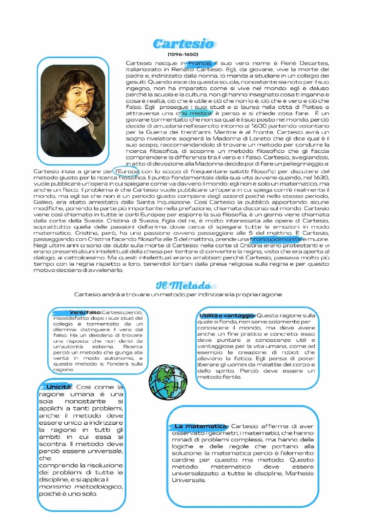 Know Cartesio, metodo e filosofia  thumbnail