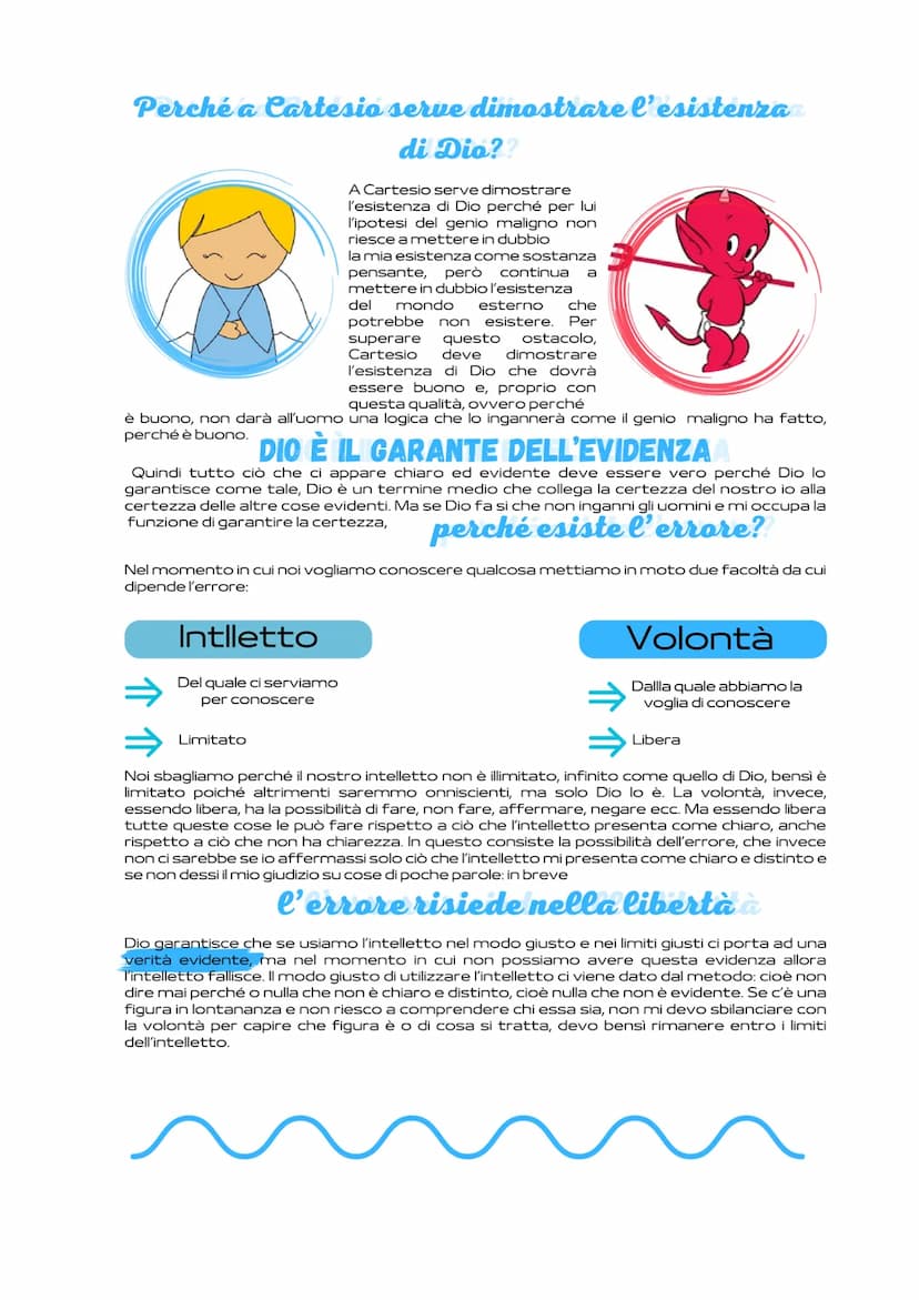 Cartesio inizia a girare per l'Europa con lo scopo di frequentare salotti filosofici per discutere del
metodo giusto per la ricerca filosofi