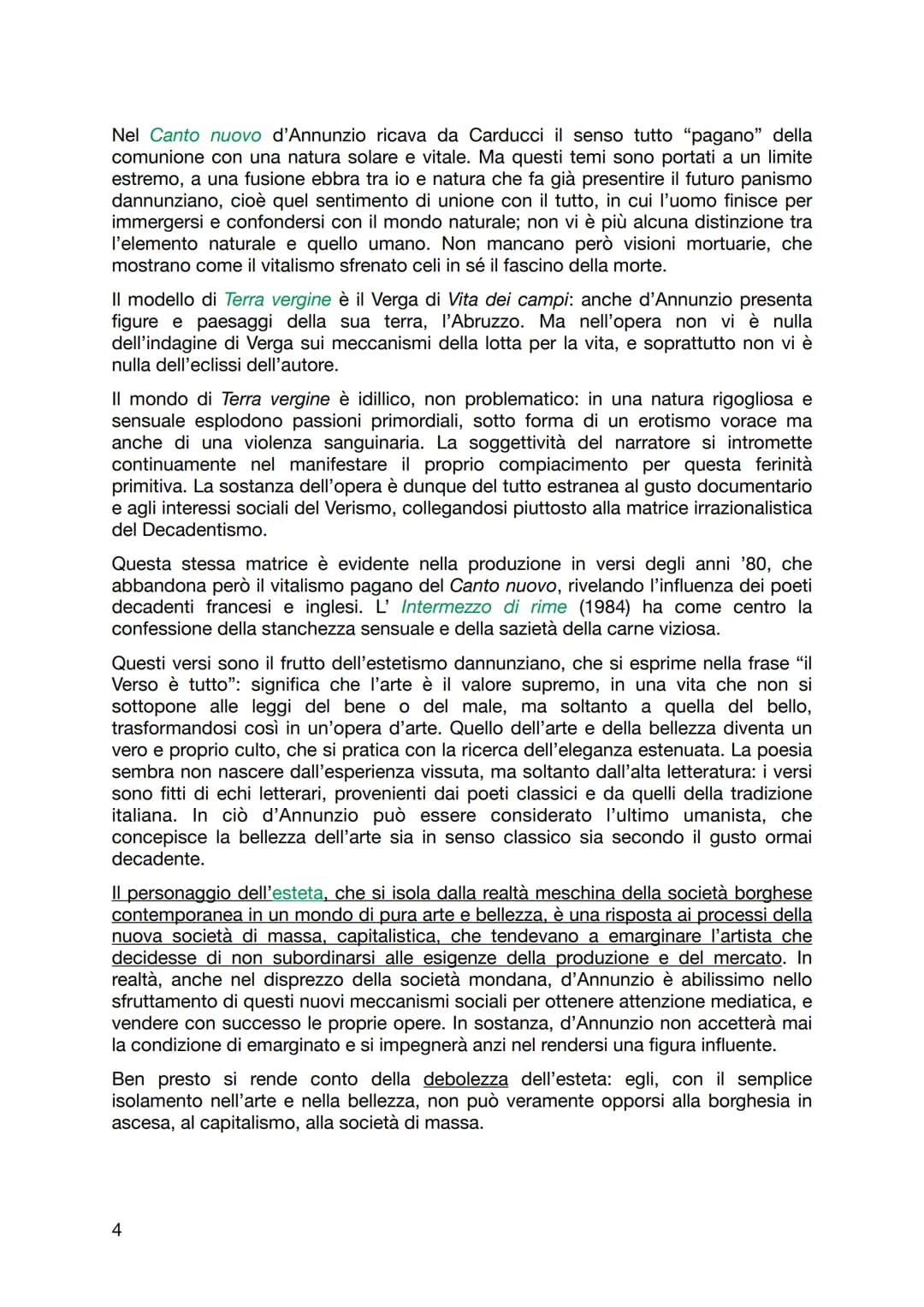 Gabriele D'Annunzio
Vita e pensiero politico
Gabriele d'Annunzio è uno dei pochi scrittori italiani del '900 ad avere fama
europea. La spett
