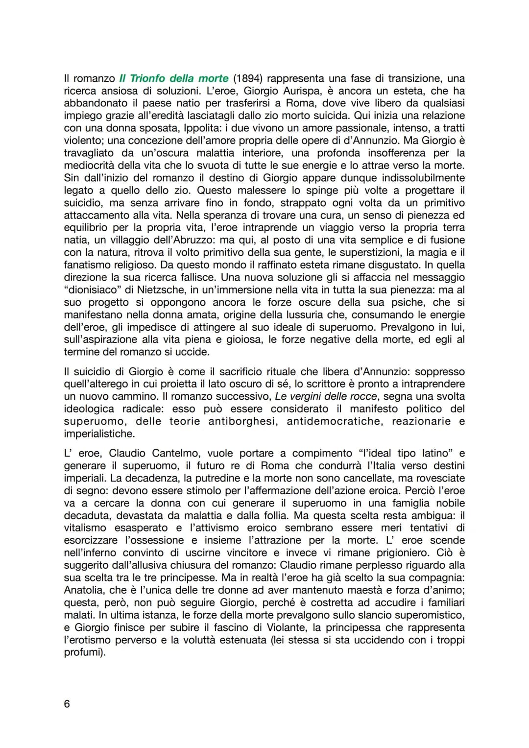 Gabriele D'Annunzio
Vita e pensiero politico
Gabriele d'Annunzio è uno dei pochi scrittori italiani del '900 ad avere fama
europea. La spett