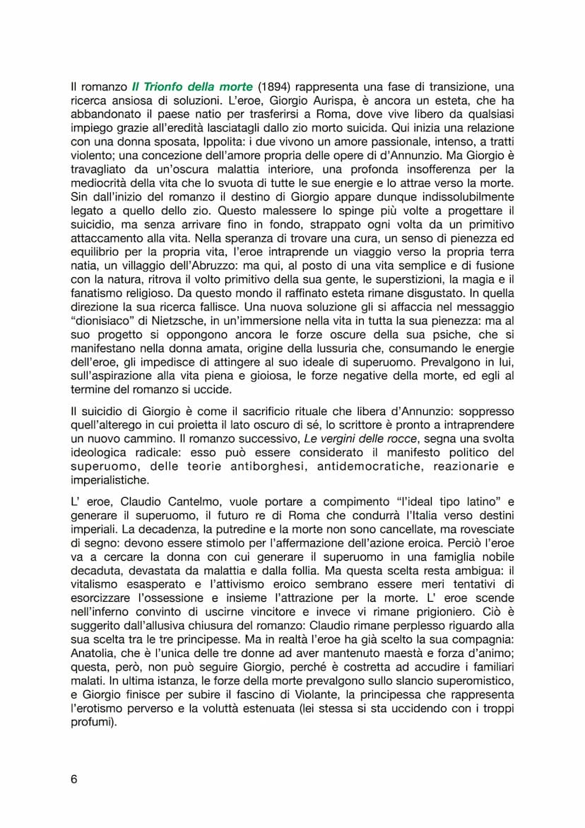 Gabriele D'Annunzio
Vita e pensiero politico
Gabriele d'Annunzio è uno dei pochi scrittori italiani del '900 ad avere fama
europea. La spett