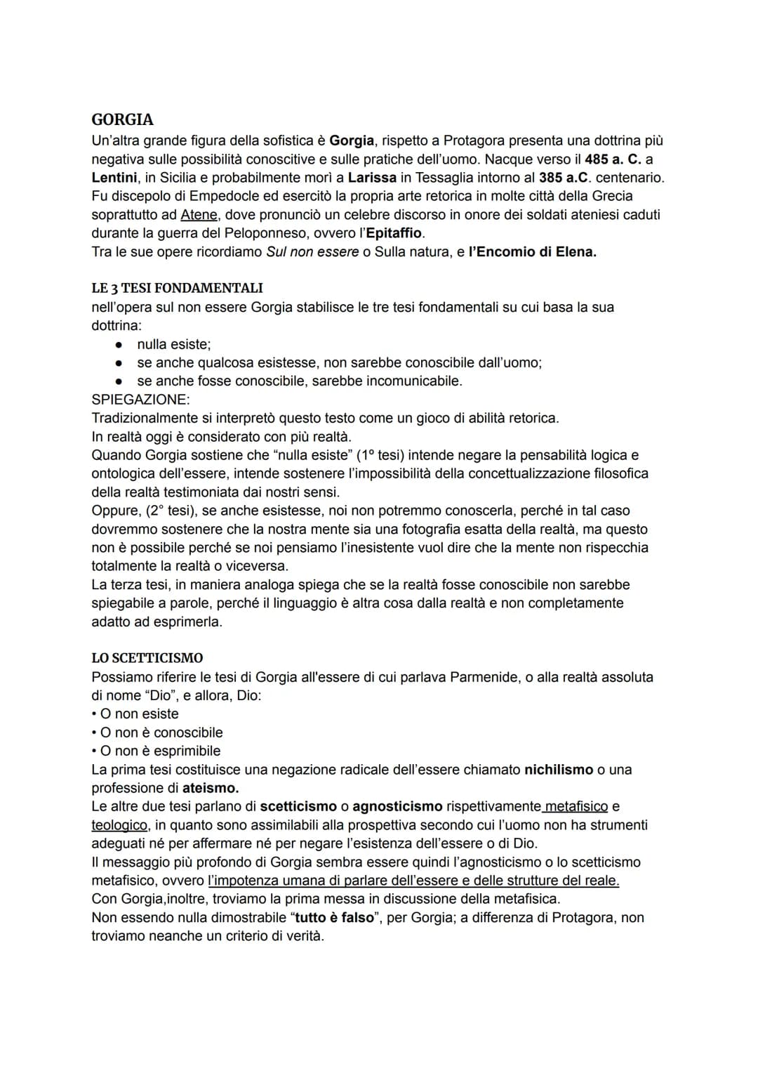 I SOFISTI
Col termine "sofisti" vennero indicati, nel quinto secolo a.C., quegli intellettuali, dotati di
vasta cultura generale, che faceva