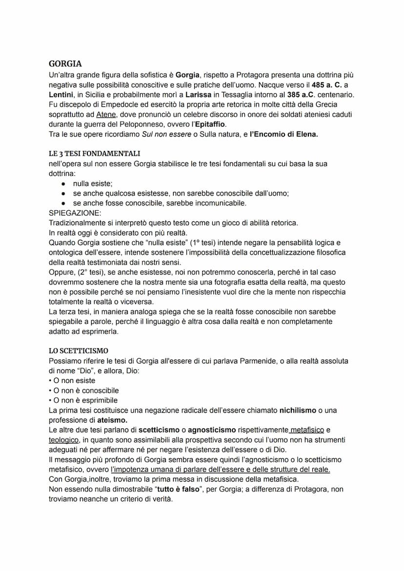 I SOFISTI
Col termine "sofisti" vennero indicati, nel quinto secolo a.C., quegli intellettuali, dotati di
vasta cultura generale, che faceva