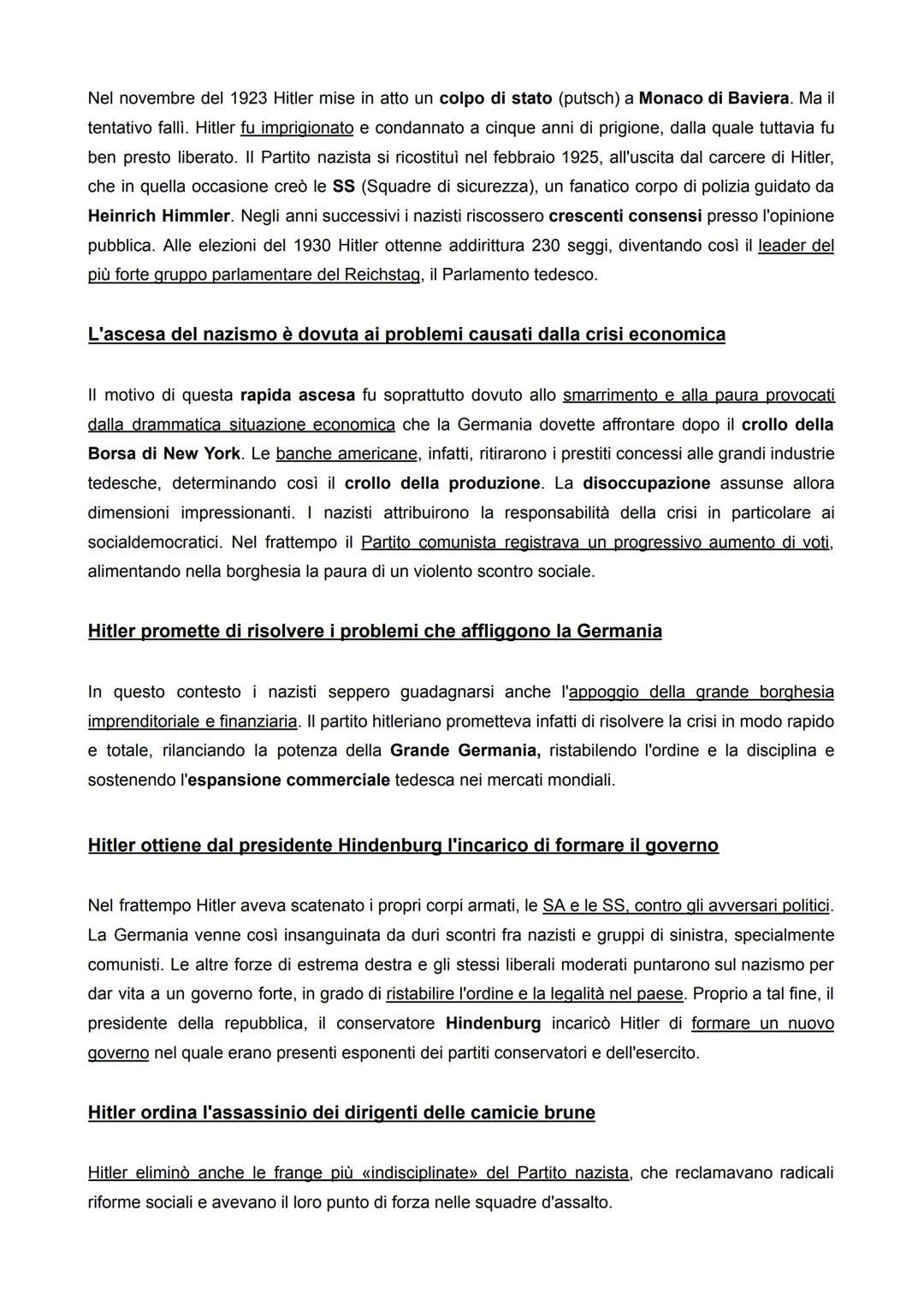 # LA GERMANIA TRA LE DUE GUERRE: IL NAZISMO

## Il governo stronca il tentativo rivoluzionario promosso dagli spartachisti

La Germania era 