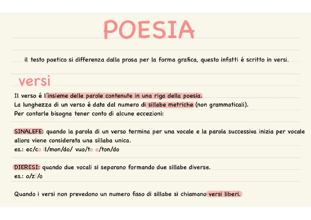 Testo Poetico