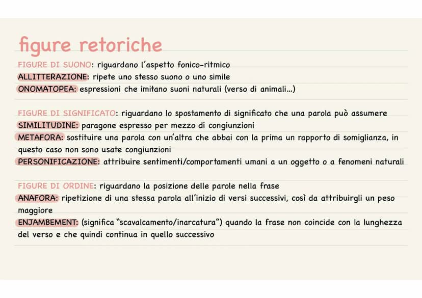 POESIA
il testo poetico si differenza dalla prosa per la forma grafica, questo infatti é scritto in versi.
versi
Il verso é l'insieme delle 