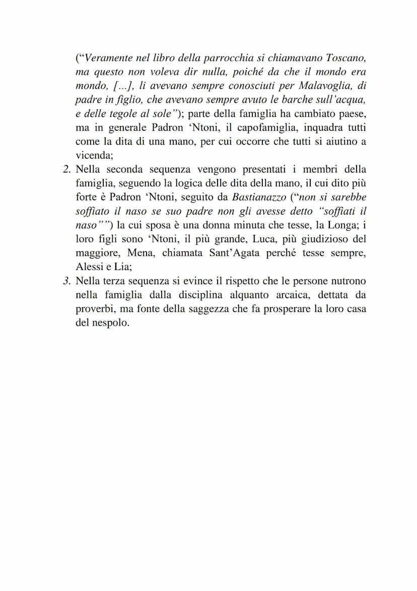 I MALAVOGLIA E PADRON 'NTONI
Nato come romanzo marinaresco dal titolo "Padron Ntoni", i
Malavoglia viene finito nel 1880 e pubblicato nel 18