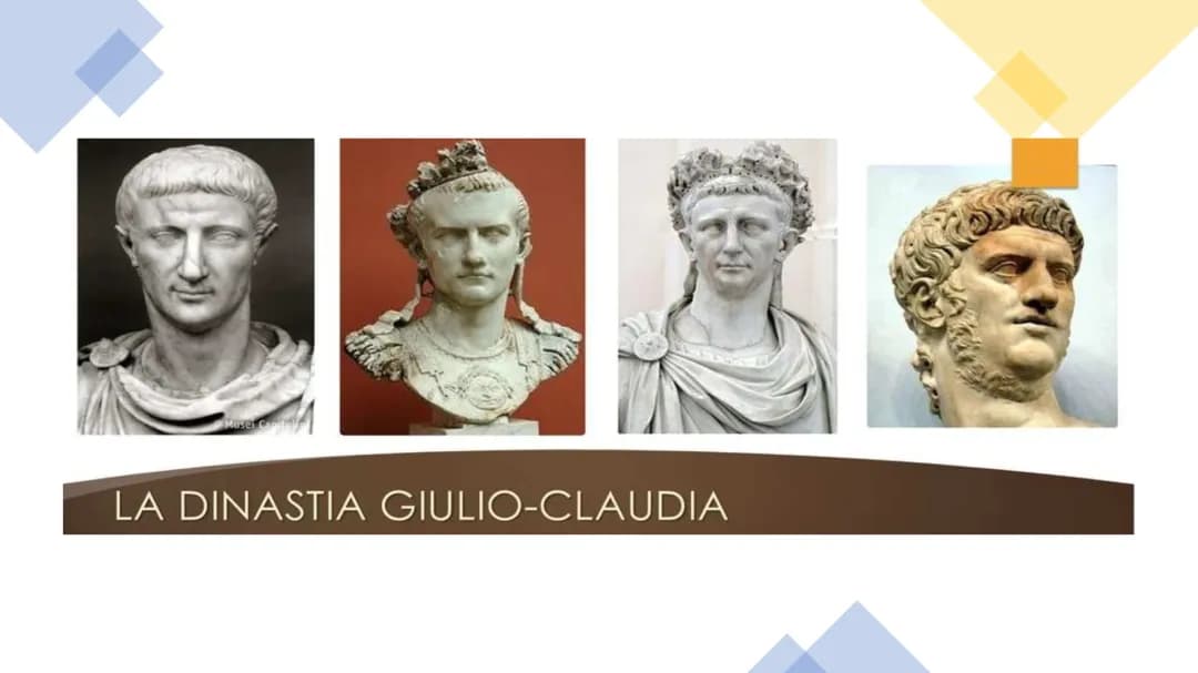 Scopri la Dinastia Giulio-Claudia: Riassunti, Mappe e PDF per Te!