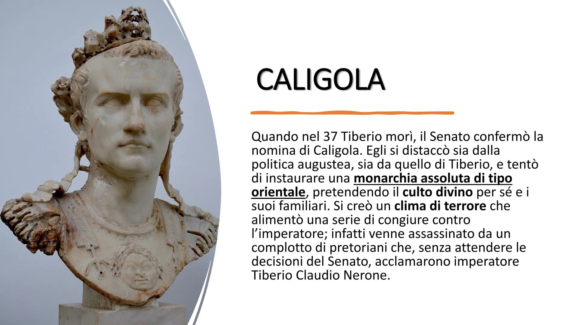 Muser Capitaly
LA DINASTIA GIULIO-CLAUDIA
normal Alla morte di Augusto, nel 14 d.C., non era stato previsto alcun
criterio sulla successione