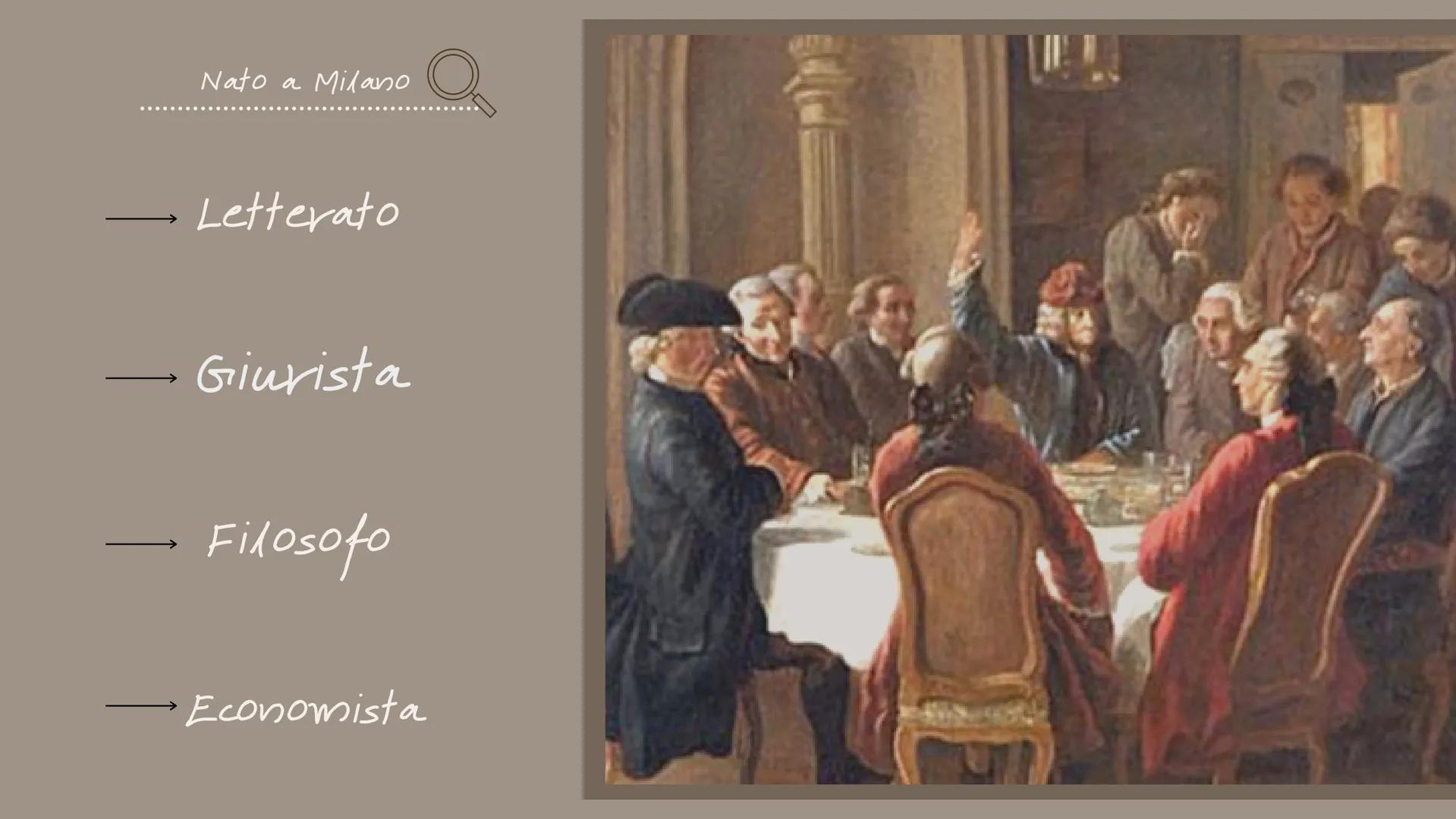 Cesare Beccaria
1738-1794
"il più sicuro ma più difficil
mezzo di prevenire i delitti
si è di perfezionare
l'educazione" Nato
a
Milano
Lette