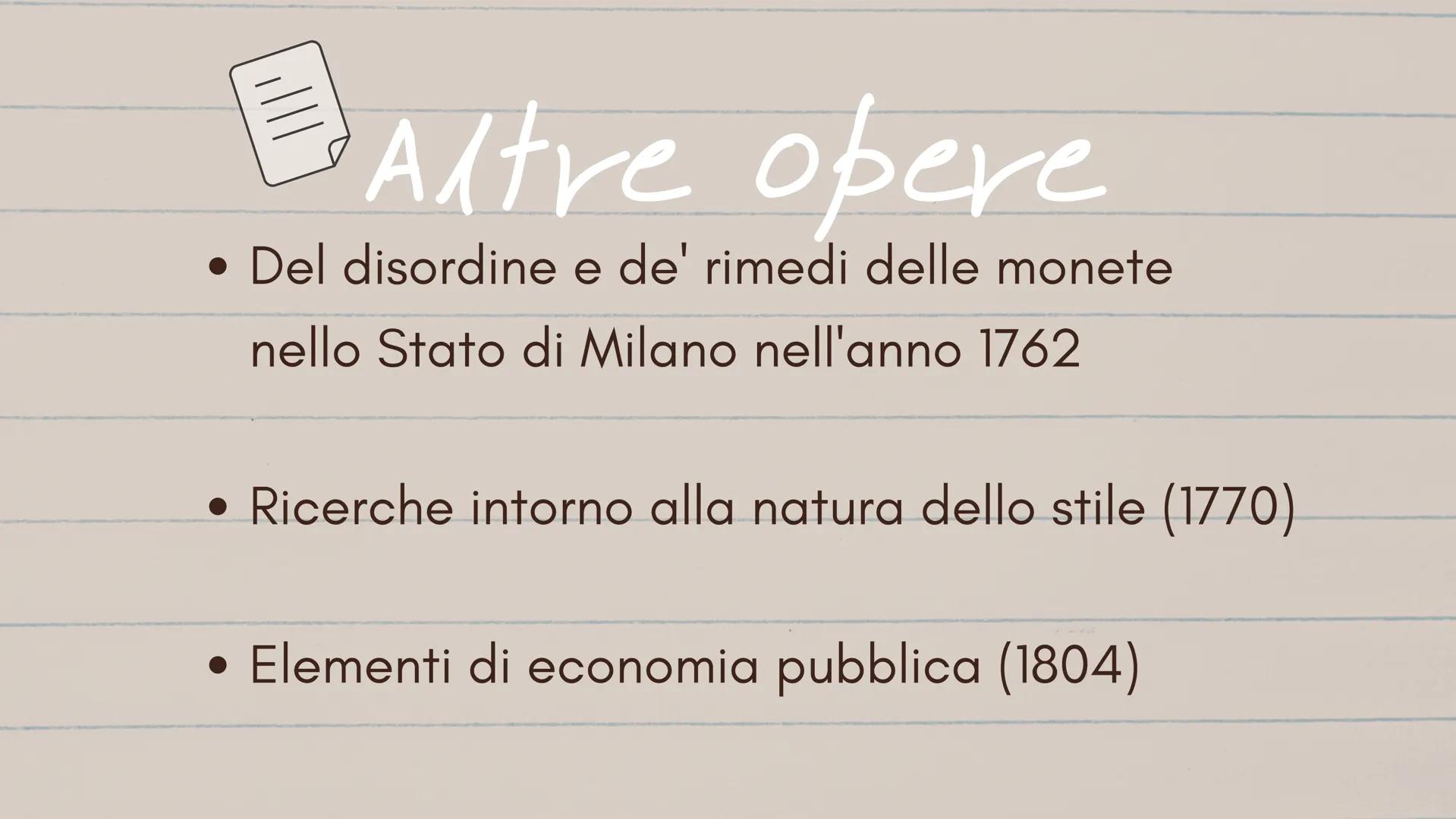 Cesare Beccaria
1738-1794
"il più sicuro ma più difficil
mezzo di prevenire i delitti
si è di perfezionare
l'educazione" Nato
a
Milano
Lette