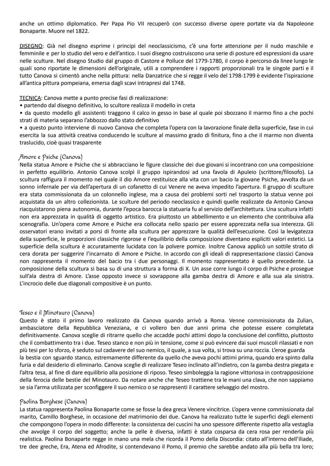 
<p>Il Neoclassicismo è un movimento culturale che si sviluppa in Europa tra la seconda metà del '700 e i primi dell'800. Si manifesta sopra
