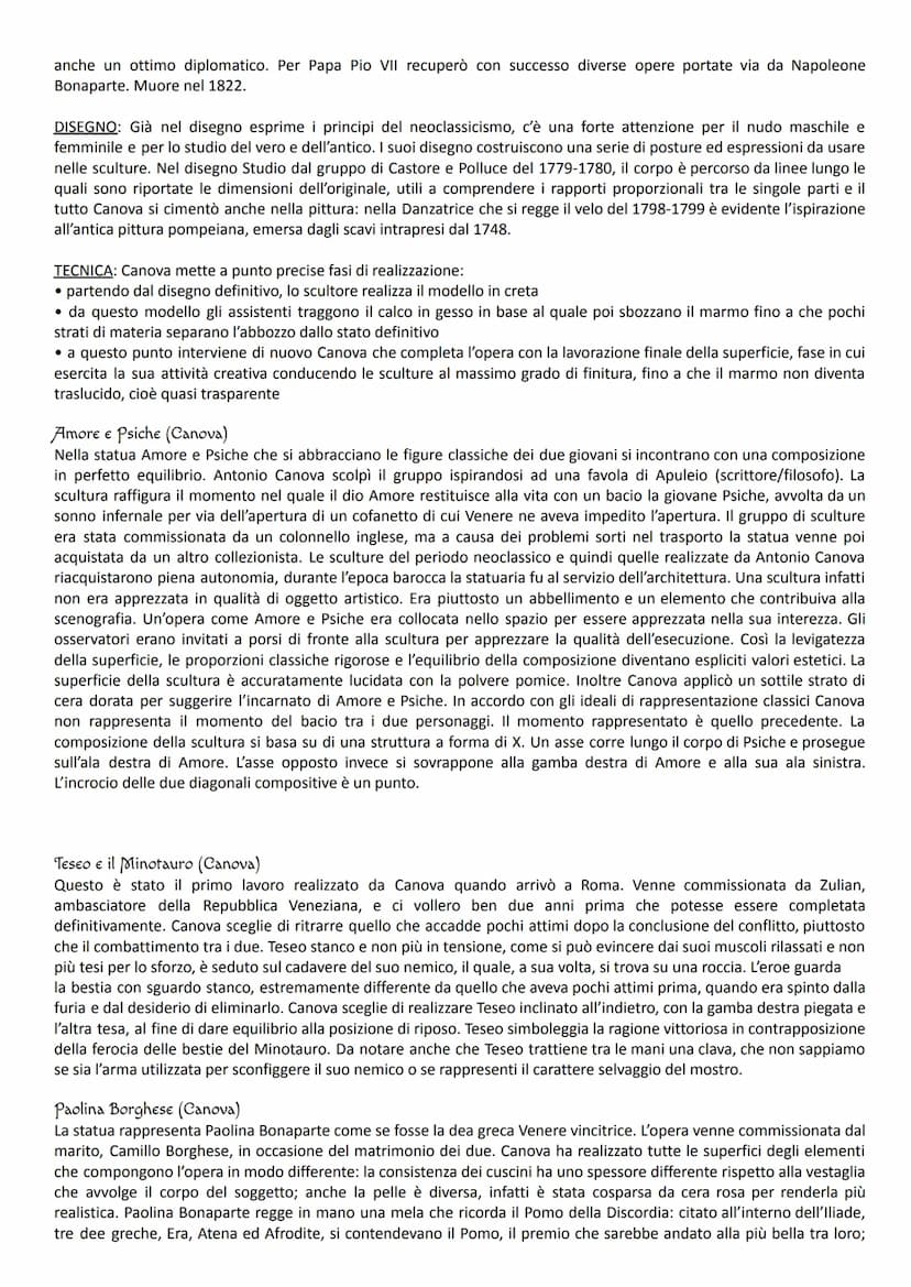 
<p>Il Neoclassicismo è un movimento culturale che si sviluppa in Europa tra la seconda metà del '700 e i primi dell'800. Si manifesta sopra