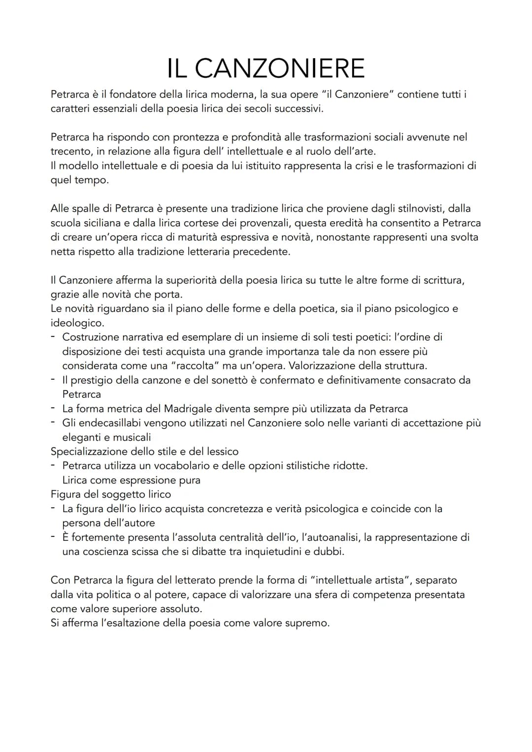 FRANCESCO PETRARCA
20 Luglio 1304 => Francesco Petrarca nasce ad Arezzo
Padre(notaio): guelfo bianco => esiliato da Firenze nel 1302
Petrarc