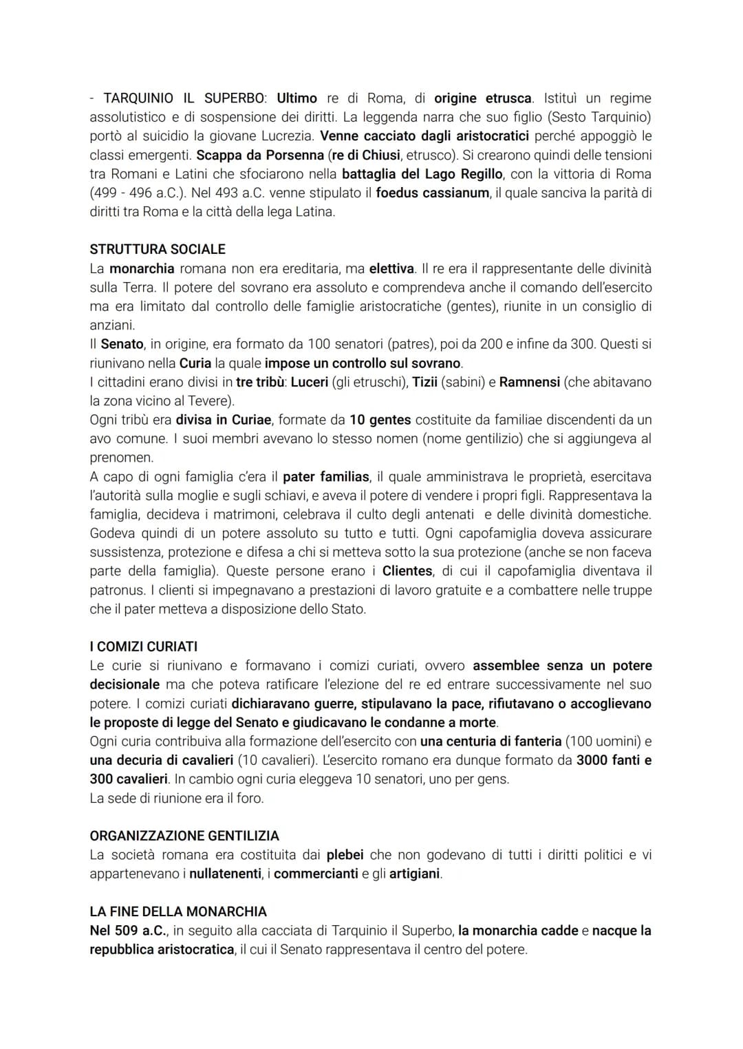 LA ROMA MONARCHICA
ORIGINI DI ROMA
Tra l'VIII e il VII secolo a.C. nacque Roma. Prima della sua nascita, già a partire dal X secolo
a.C., i 