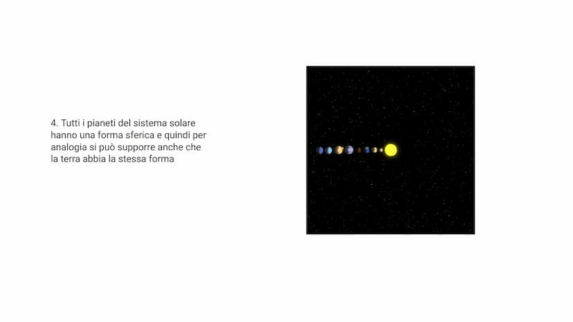 La Terra La Terra
La terra è una sfera schiacciata ai poli,(perchè ha
delle irregolarità superficiali, questa deformazione
è stata causata n