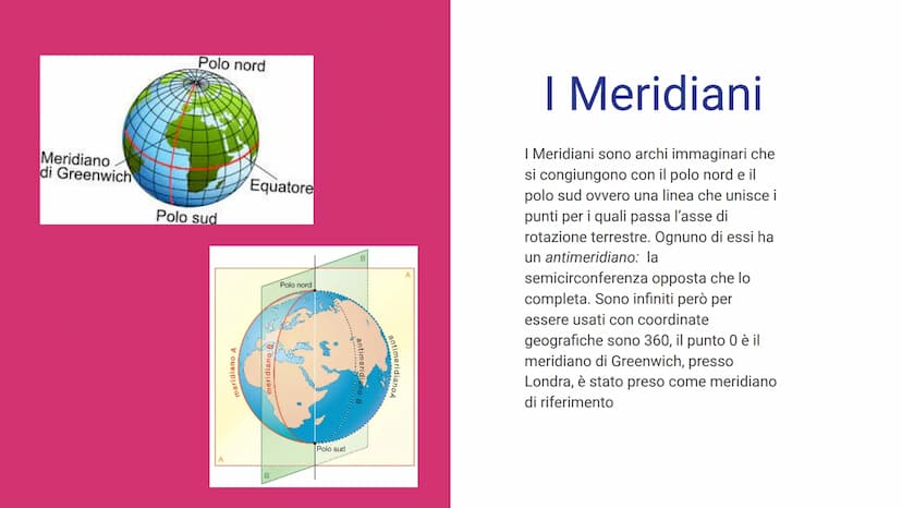 La Terra La Terra
La terra è una sfera schiacciata ai poli,(perchè ha
delle irregolarità superficiali, questa deformazione
è stata causata n
