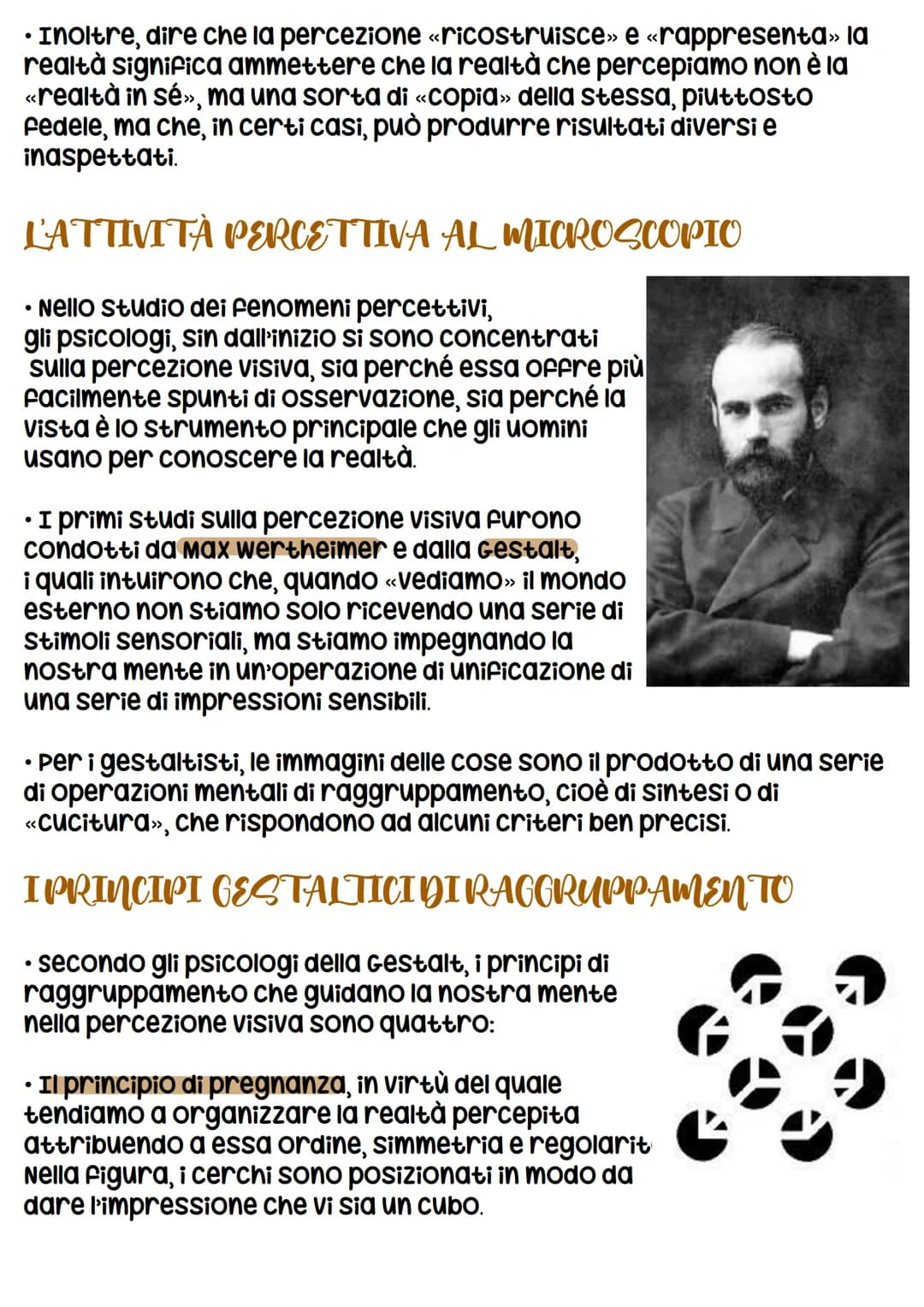 la percezione
DAL SENSO COMUNE ALLA PSICOLOGIA.
• Nel senso comune, la percezione è il meccanismo con cui
«catturiamo» la realtà «introducen