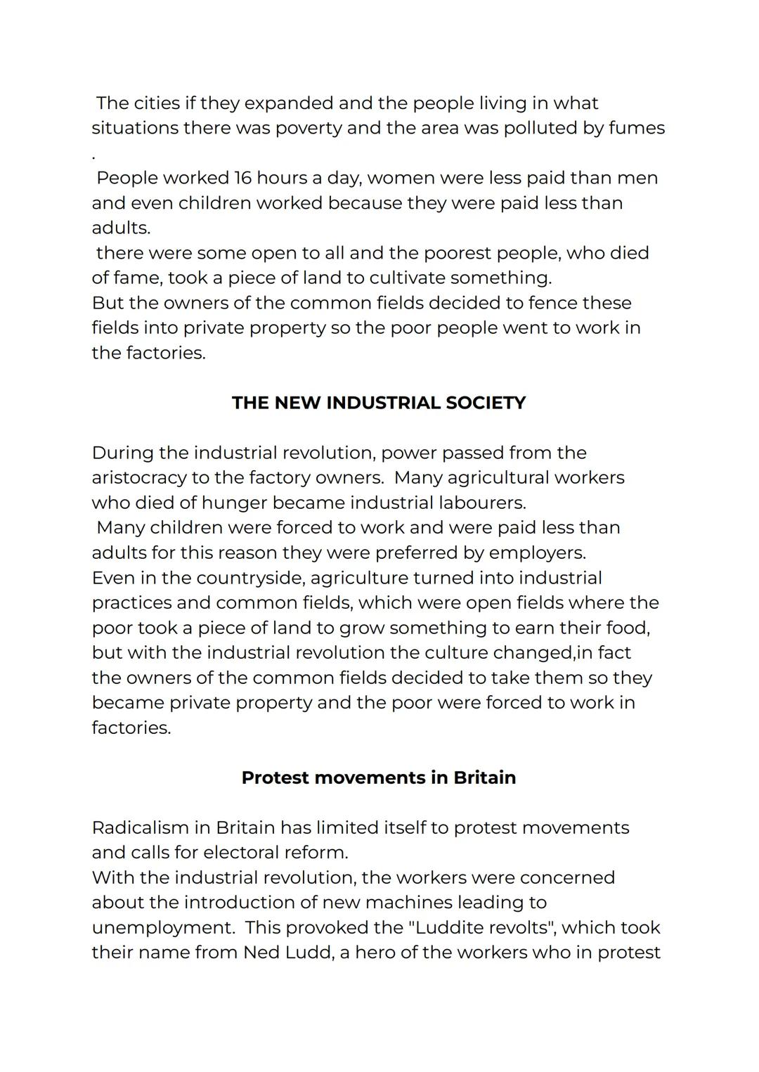 (THE ROMANTIC AGE)
AN AGE OF REVOLUTIONS
During the first half of the 18th century, Britain attained political
and social stability
Britain 