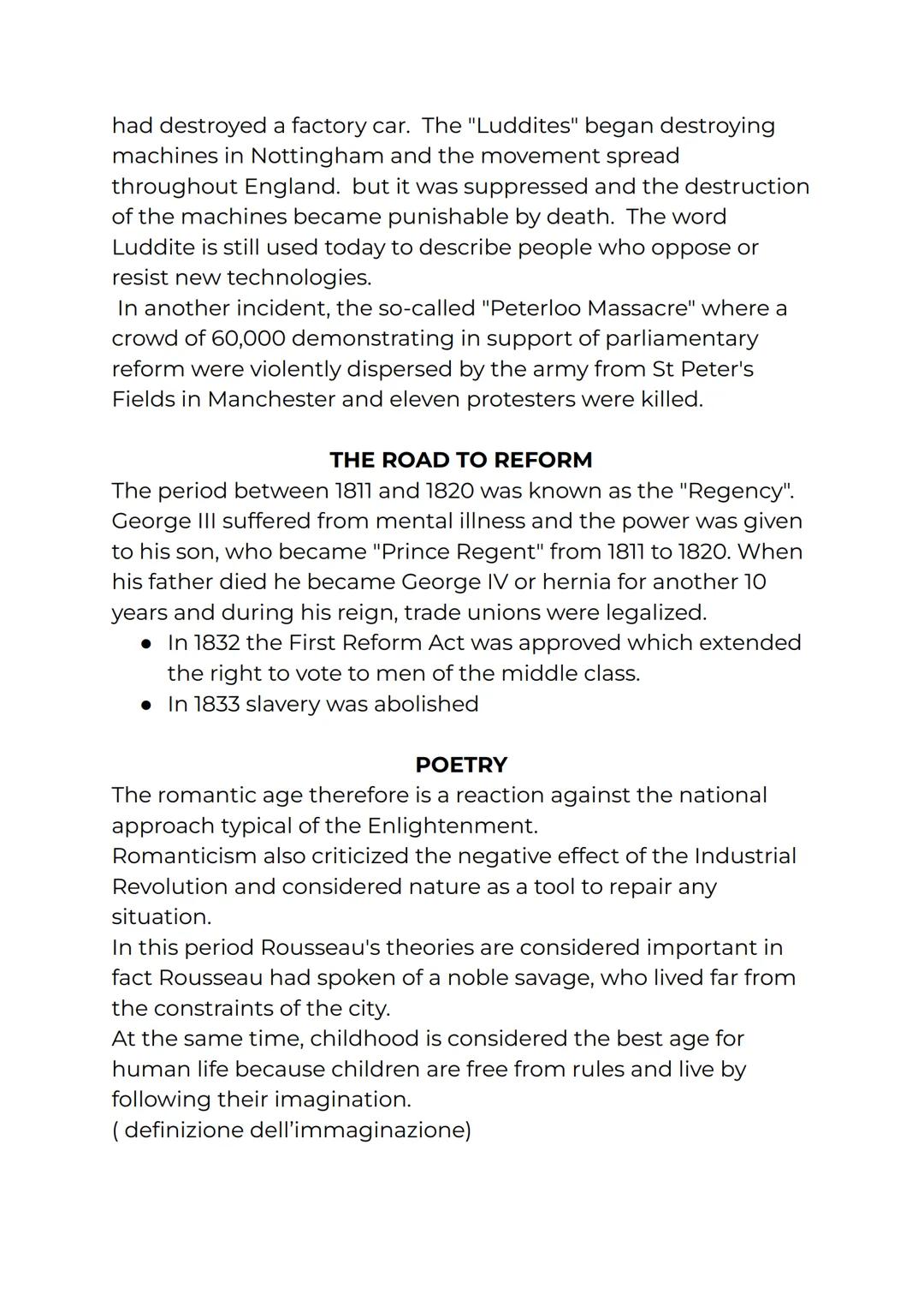 (THE ROMANTIC AGE)
AN AGE OF REVOLUTIONS
During the first half of the 18th century, Britain attained political
and social stability
Britain 