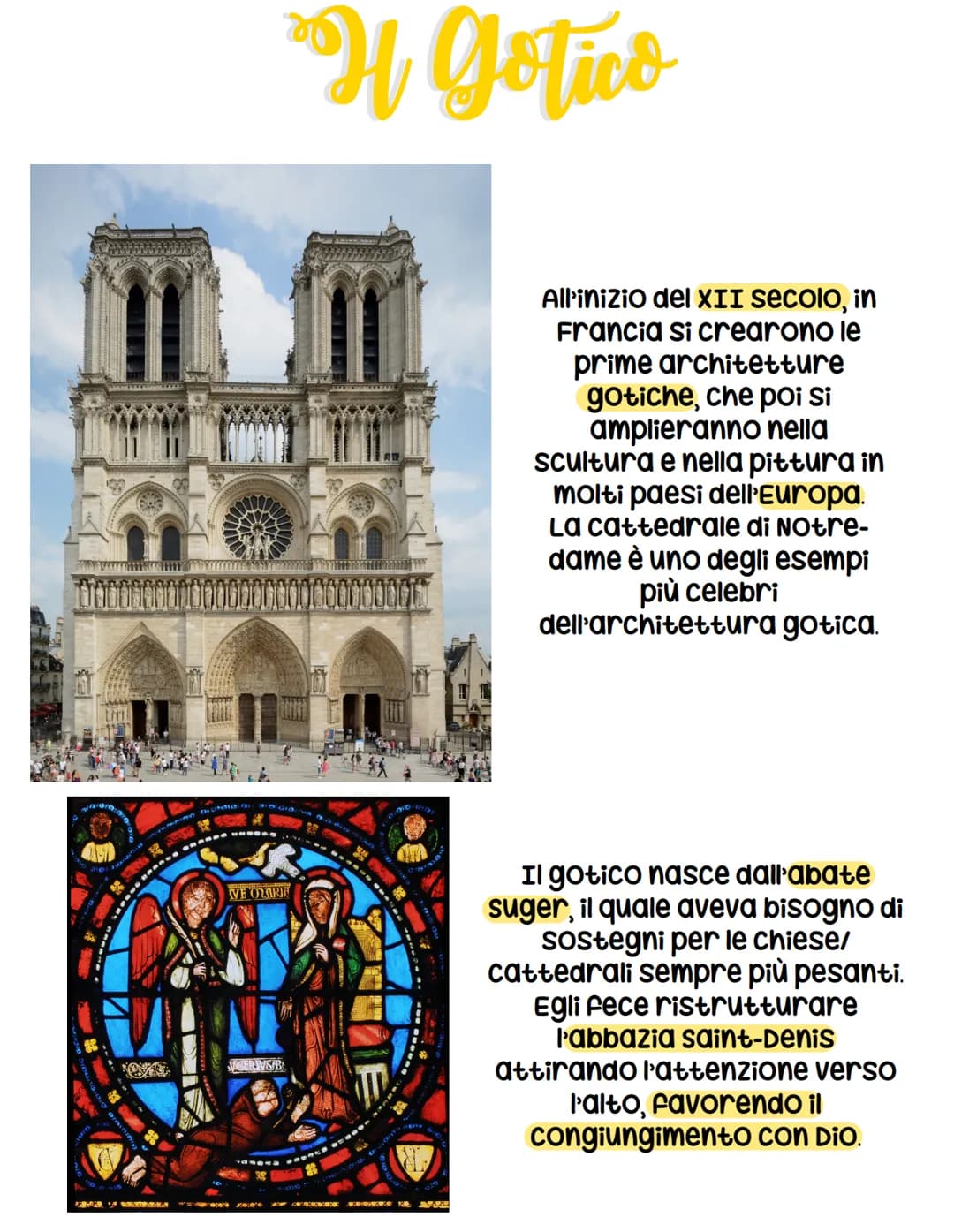 foh
S.,
ON
2H Gotico
F
VE OVARI
VGERIVS/B
2900
All'inizio del XII secolo, in
Francia si crearono le
prime architetture
gotiche, che poi si
a
