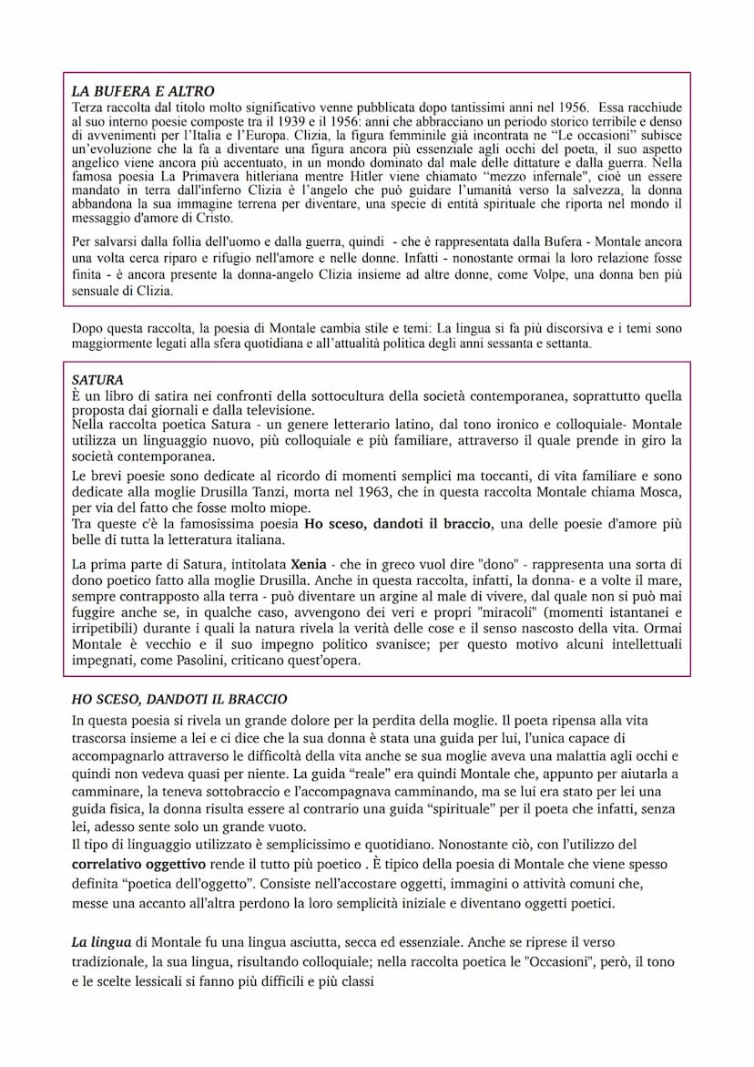 Eugenio Montale
La Vita
Montale nasce a Genova il 12 ottobre 1896 da una famiglia benestante. Frequenta scuole tecniche e ottiene il
diploma