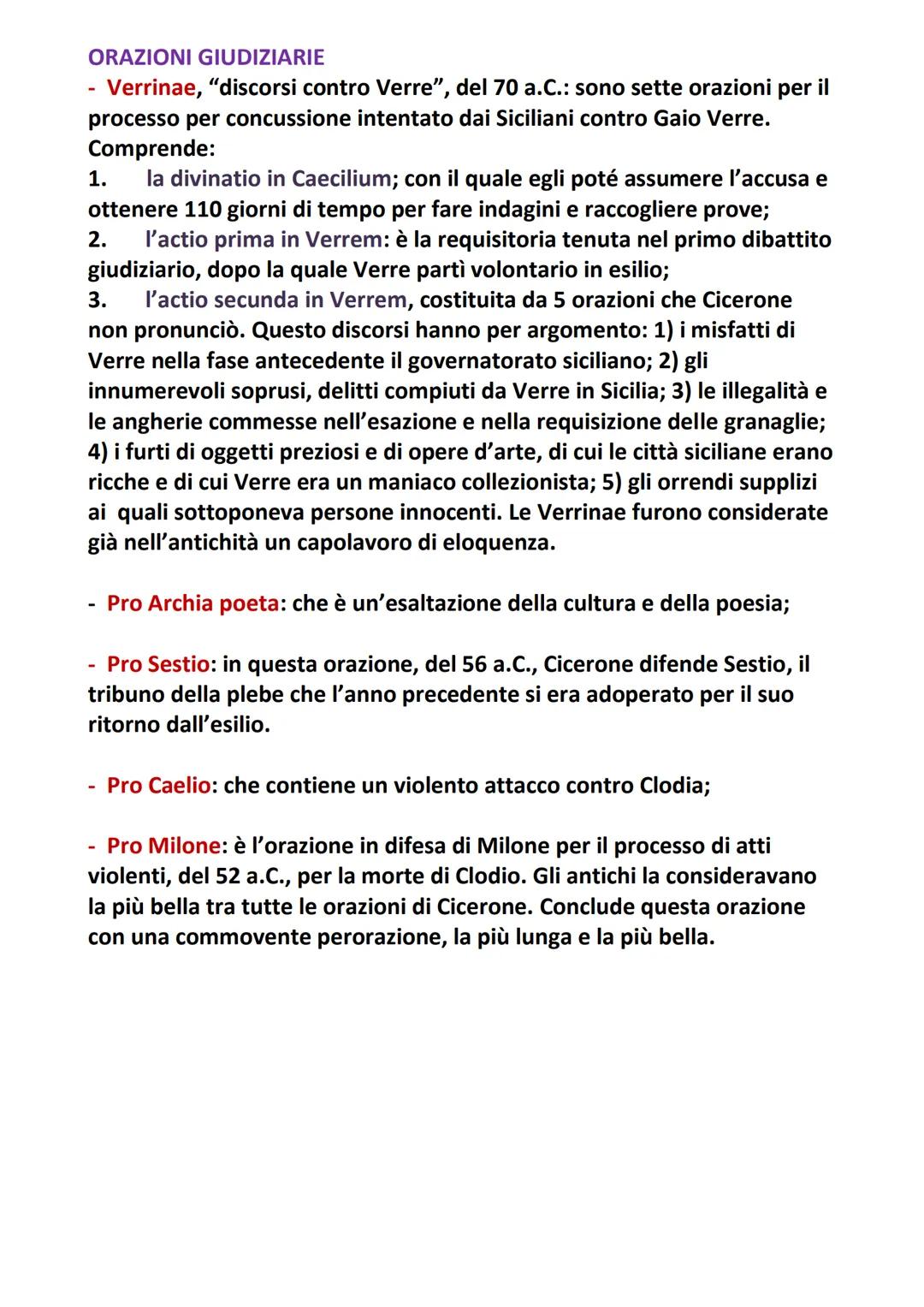 # Cicerone

Vita

Marco Tullio Cicerone nacque nel 106 a.C. ad Arpino da una famiglia di
possidenti terrieri all'ordine equestre, famiglia n