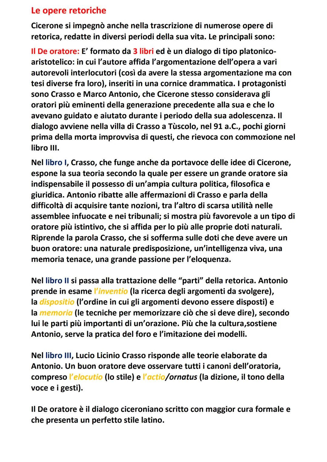 # Cicerone

Vita

Marco Tullio Cicerone nacque nel 106 a.C. ad Arpino da una famiglia di
possidenti terrieri all'ordine equestre, famiglia n