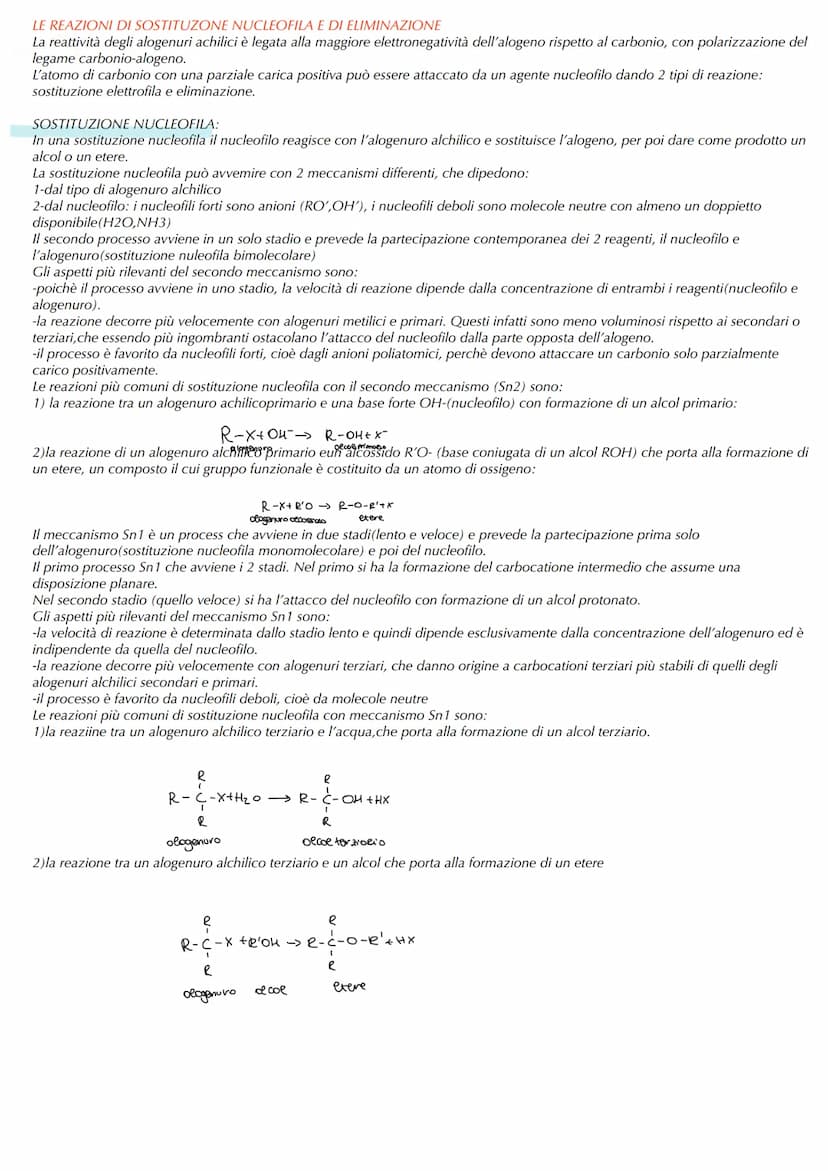 Gli alogenuri alchilici
I derivati degli idrocarburi
I derivati degli idrocarburi sono composti organici che derivano dagli idrocarburi per 