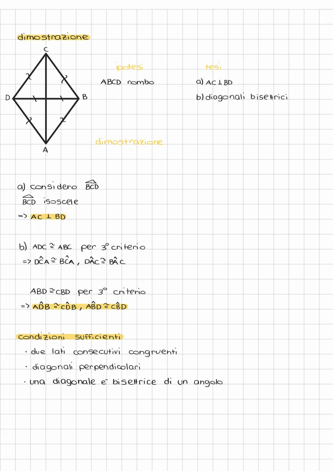 RIPASSO QUADRILATERI
trapezio isoscele
A
A
D
dimostrazione
J
B
H
4
с
к
B
dimostrazione
considero AHD e CKB
с
proprieta
.
• angoli adiacenti 