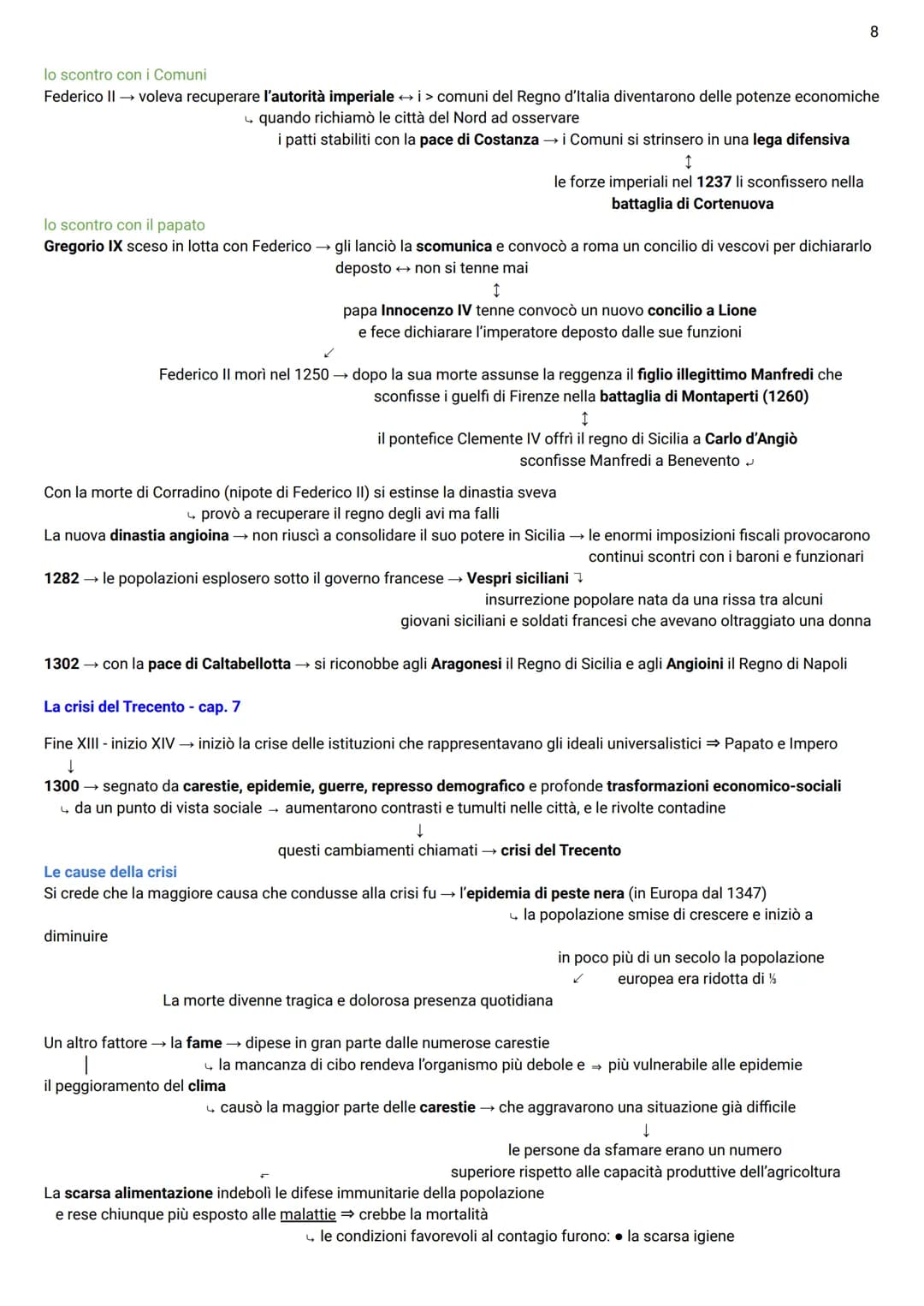 Medioevo
I comuni - cap. 4
L'origine dei comuni in Italia ed Europa
Le origini del comune risalgono al XI sec. → in seguito a: crescita demo