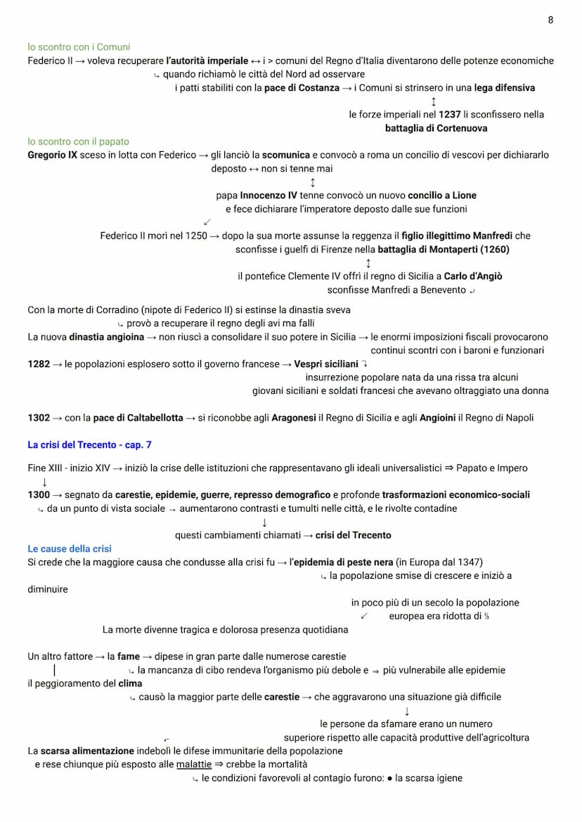 Medioevo
I comuni - cap. 4
L'origine dei comuni in Italia ed Europa
Le origini del comune risalgono al XI sec. → in seguito a: crescita demo