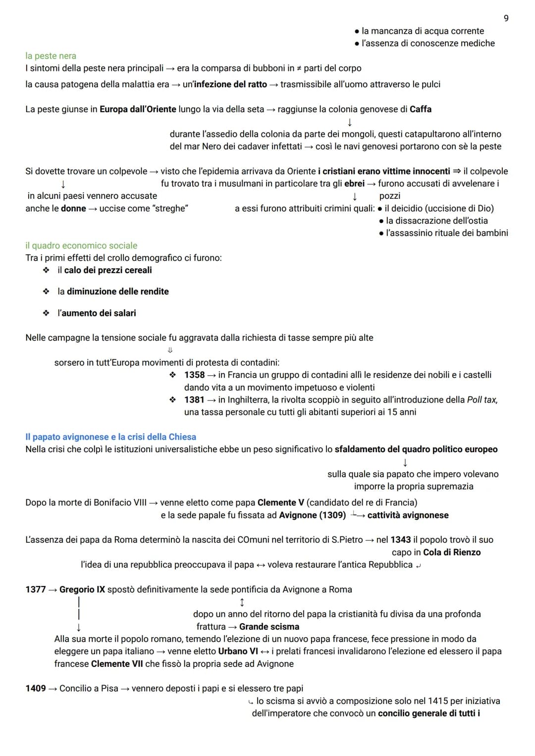 Medioevo
I comuni - cap. 4
L'origine dei comuni in Italia ed Europa
Le origini del comune risalgono al XI sec. → in seguito a: crescita demo
