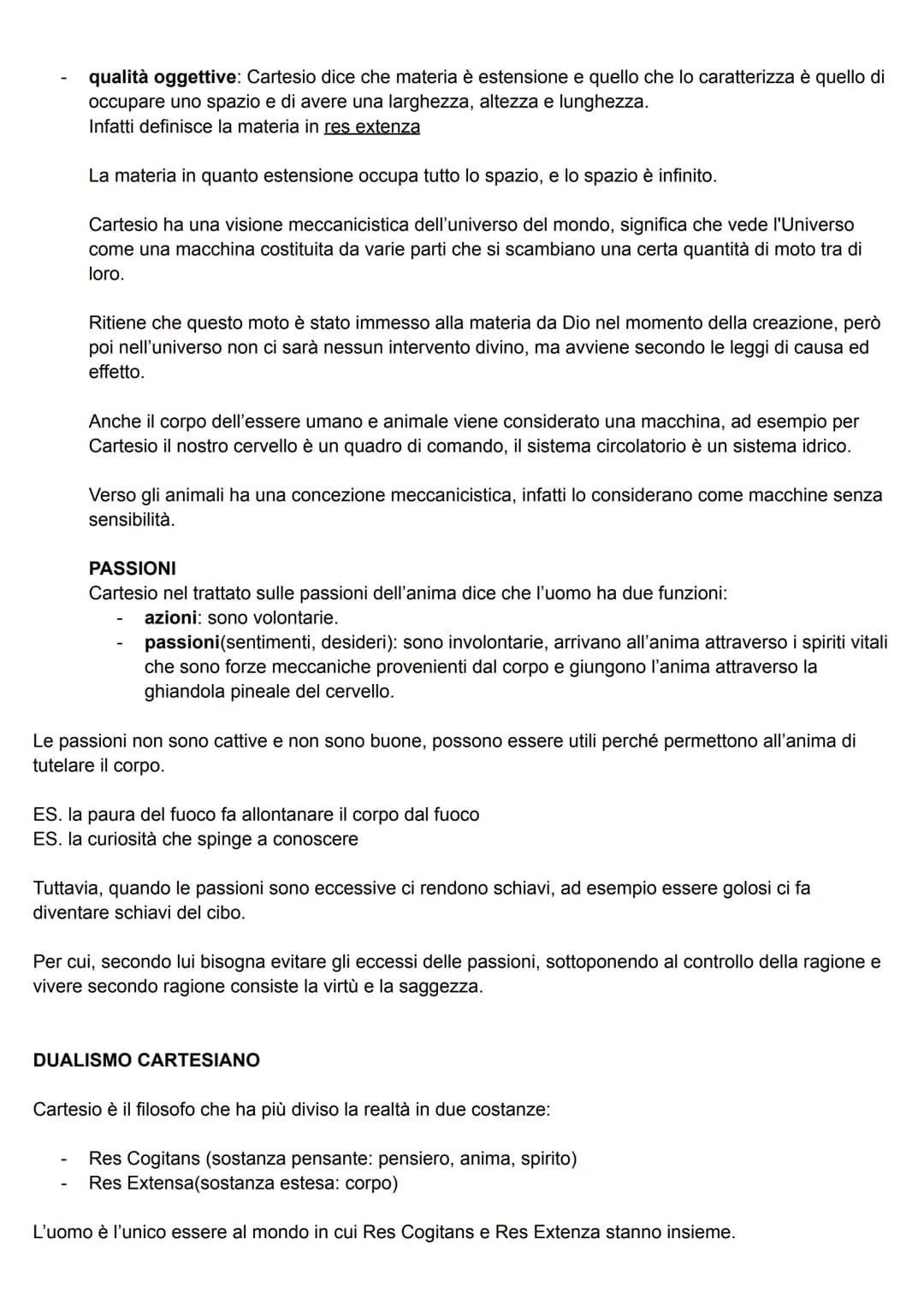 1.RENATO CARTESIO
Con la rivoluzione scientifica crolla la fisica di Aristotele, di conseguenza nel 600 sorge un problema al
livello filosof