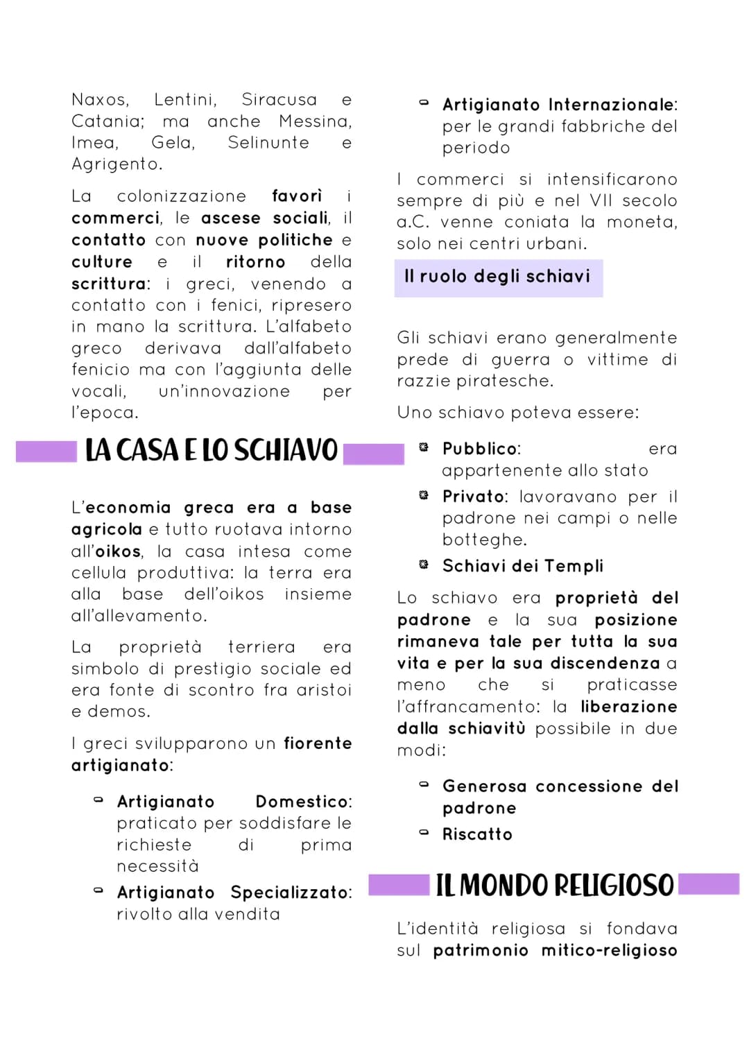 LA CIVILTÁ GRECA
I Greci posero le basi della
cultura occidentale e furono
oggetto di migrazioni.
Nel territorio greco vi furono
diverse etn