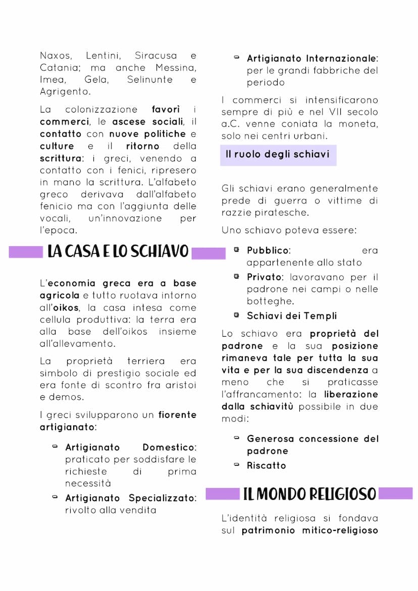 LA CIVILTÁ GRECA
I Greci posero le basi della
cultura occidentale e furono
oggetto di migrazioni.
Nel territorio greco vi furono
diverse etn