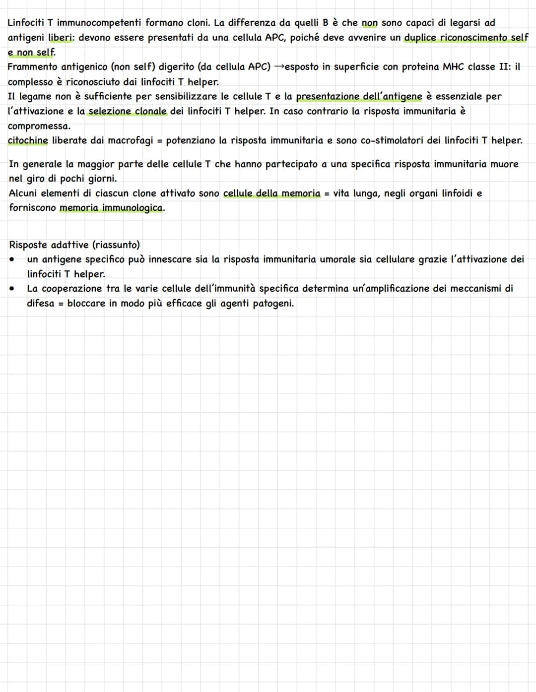 Sistema linfatico = insieme vasi= circolazione linfatica
Rete vasi linfatici → linfa.
Tessuti e organi linfoidi.
1
In alcuni tratti è parall