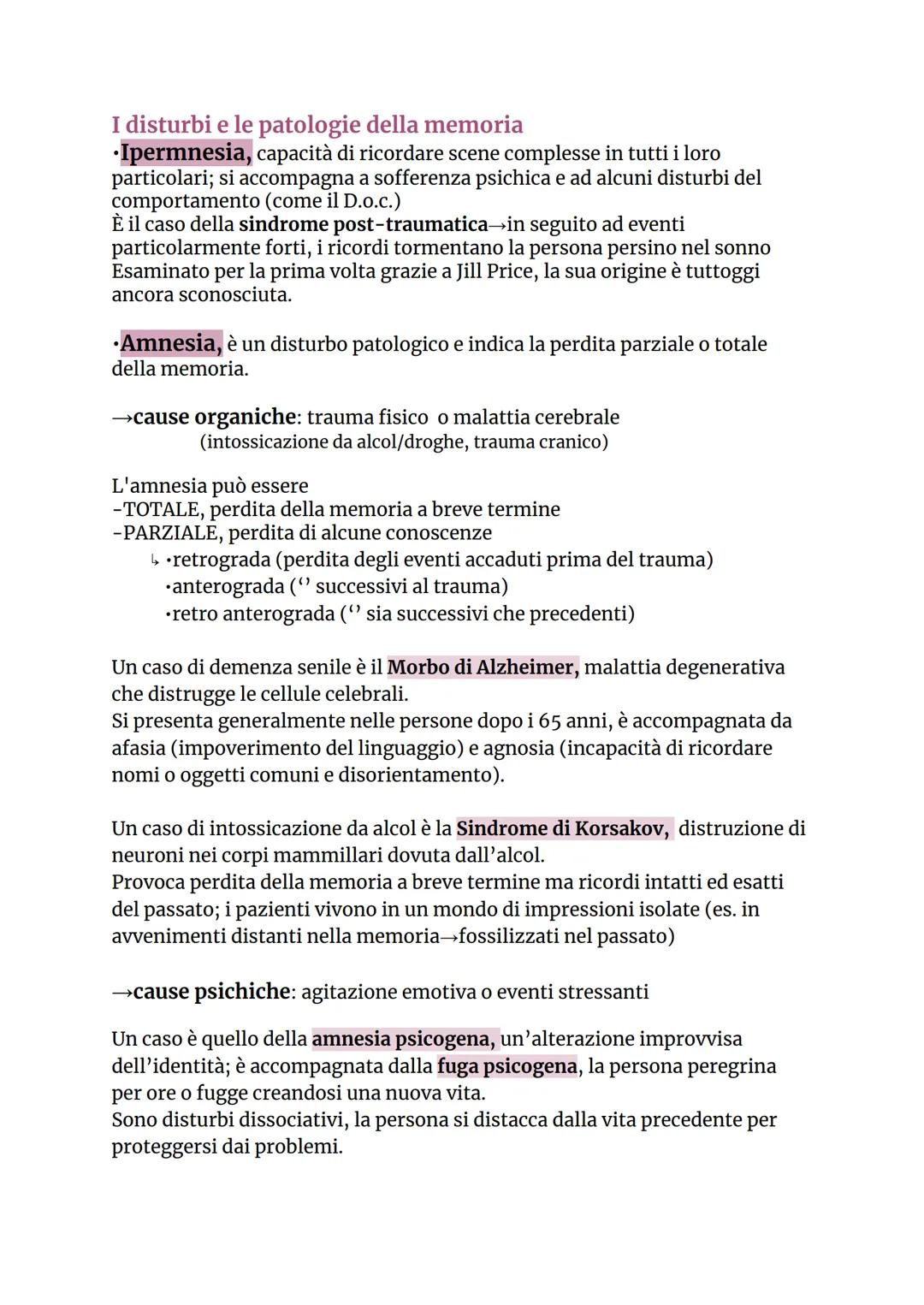 L'ATTENZIONE
L'attenzione è una funzione mentale posta a livello conscio;
rappresenta la selezione e l'esclusione da parte di un individuo d